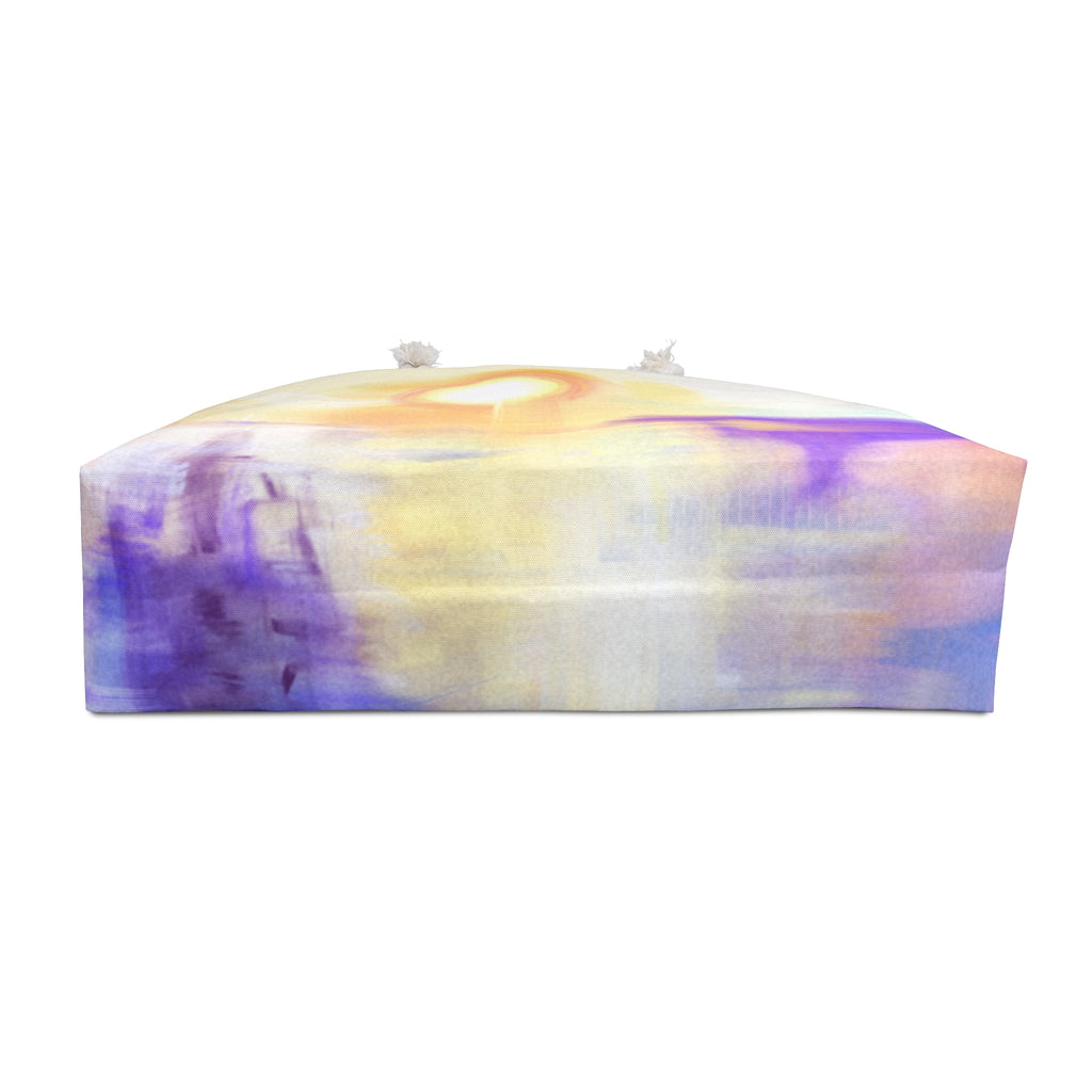 Sunset Dream Weekender Bag — Abstract Pastel Travel Tote