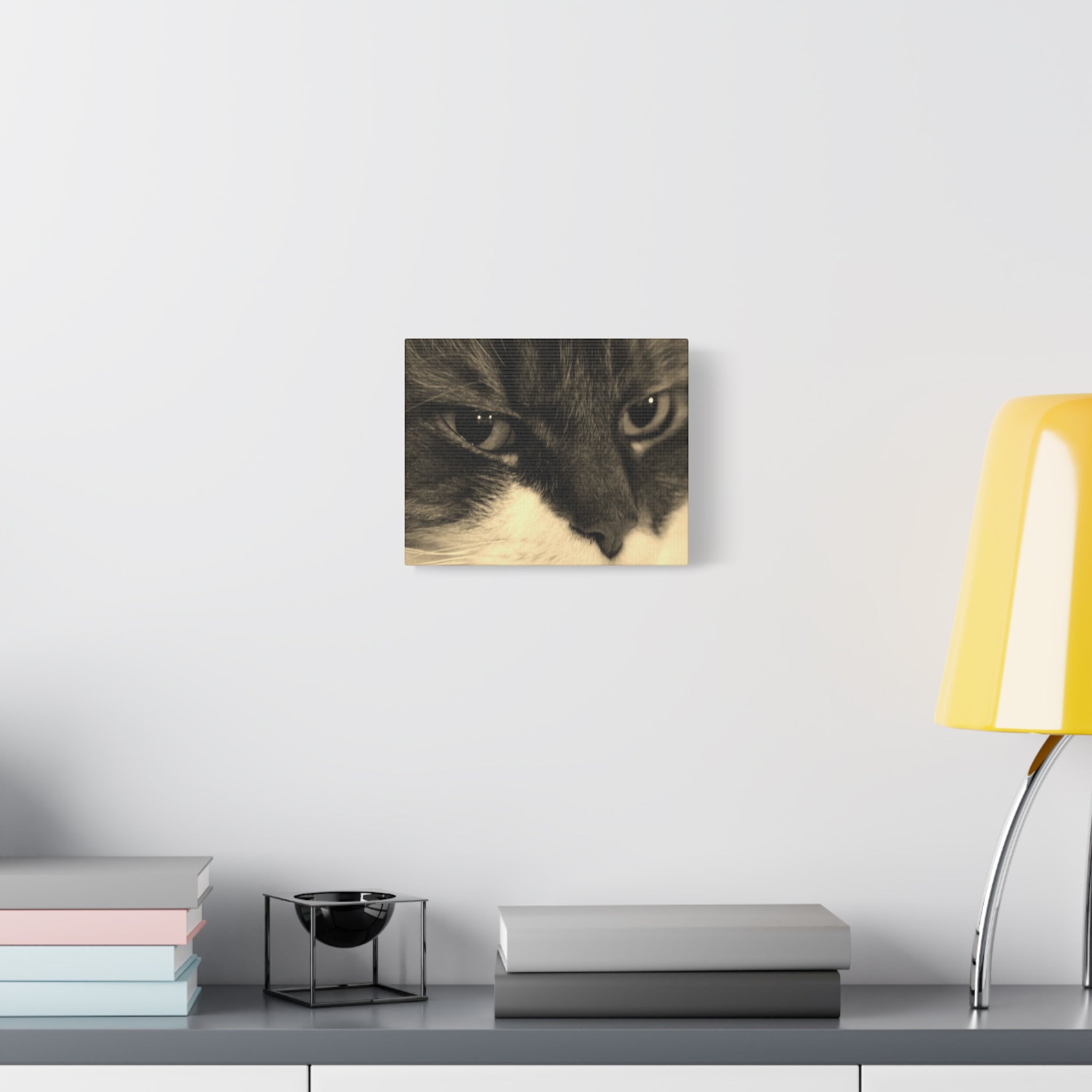 Cat Portrait Matte Canvas Wall Art