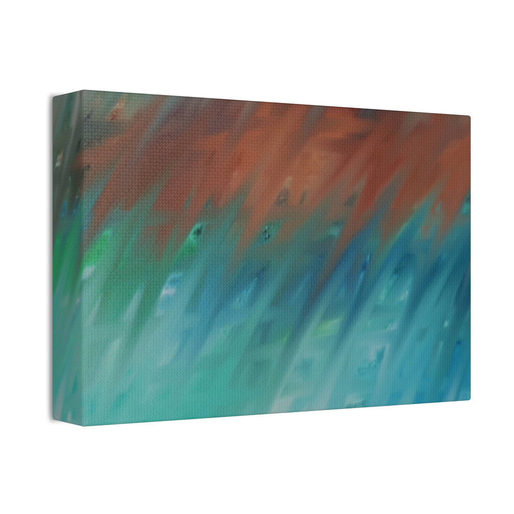 Ocean Breeze Abstract Canvas - Stretched 1.5" Wall Art
