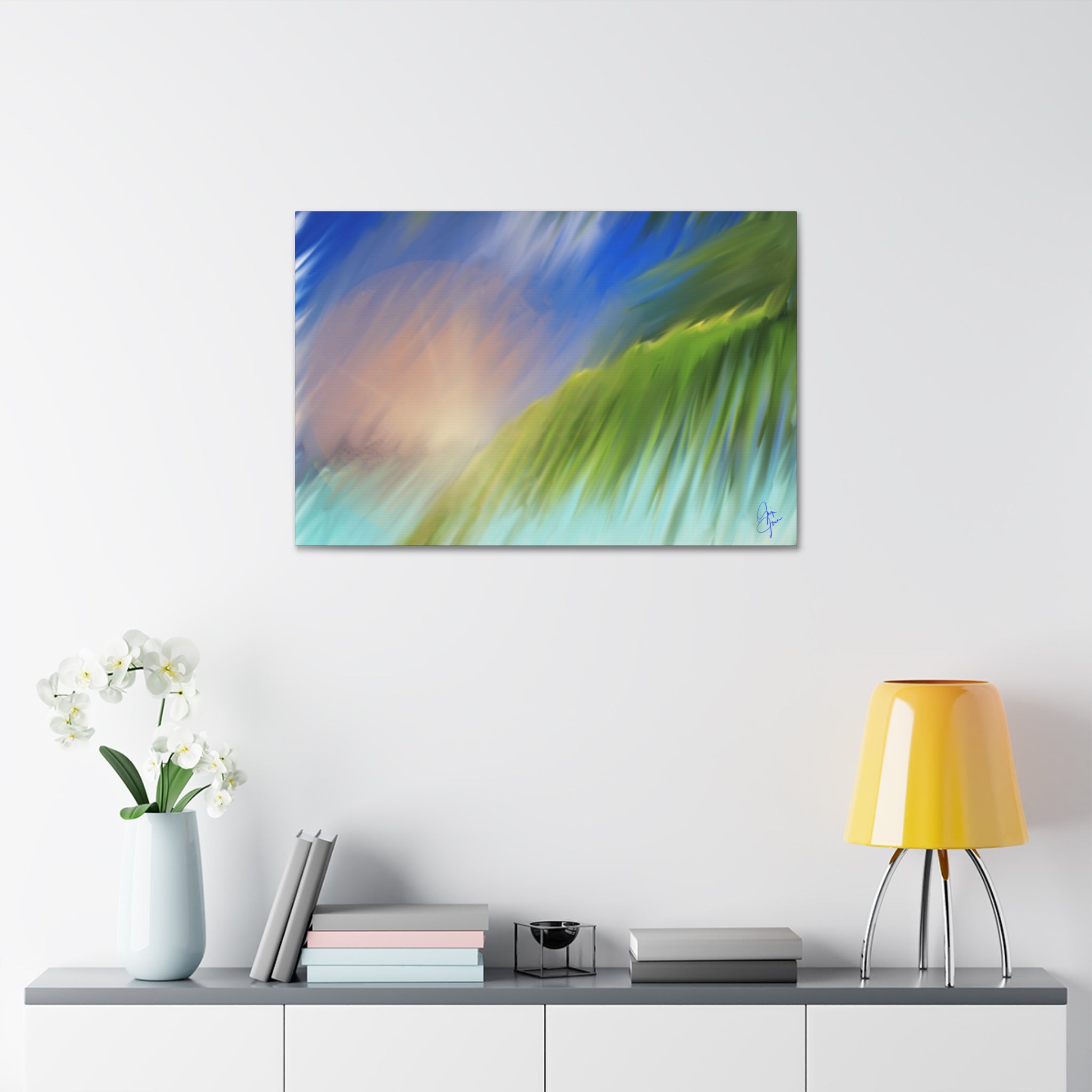 Abstract Seascape Canvas