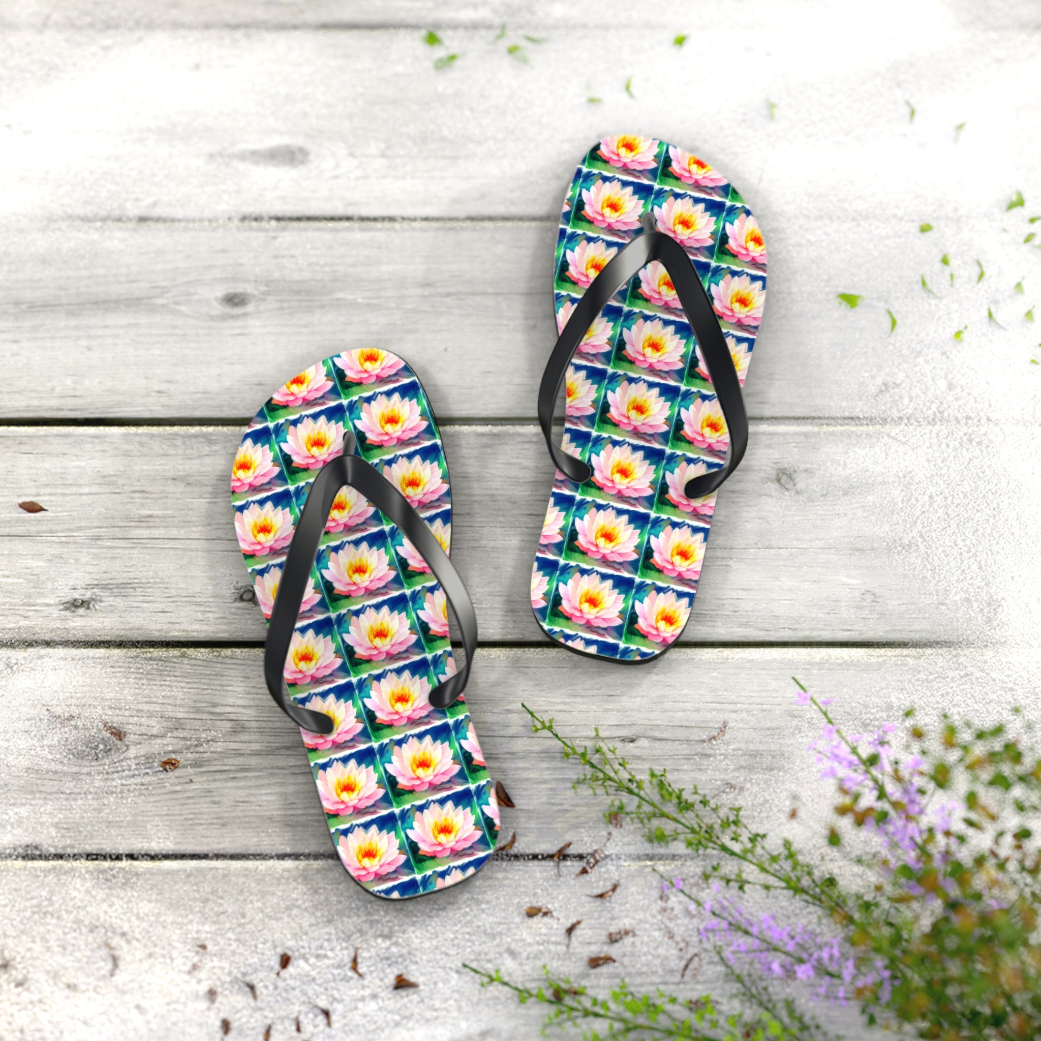 Tranquil Gardening Flip Flops — Relaxing Garden Vibes Sandals