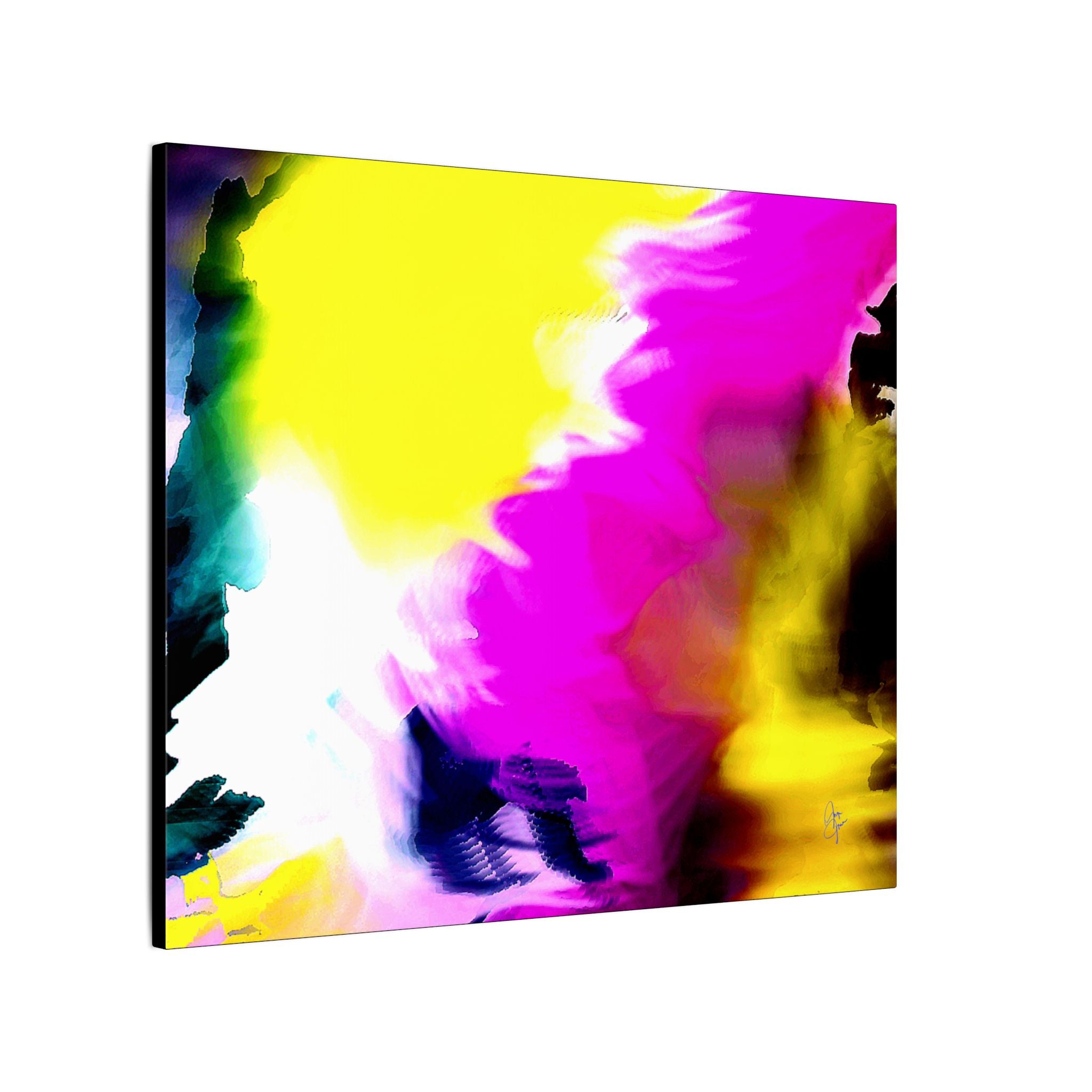 Abstract Color Splash Matte Canvas Wall Art