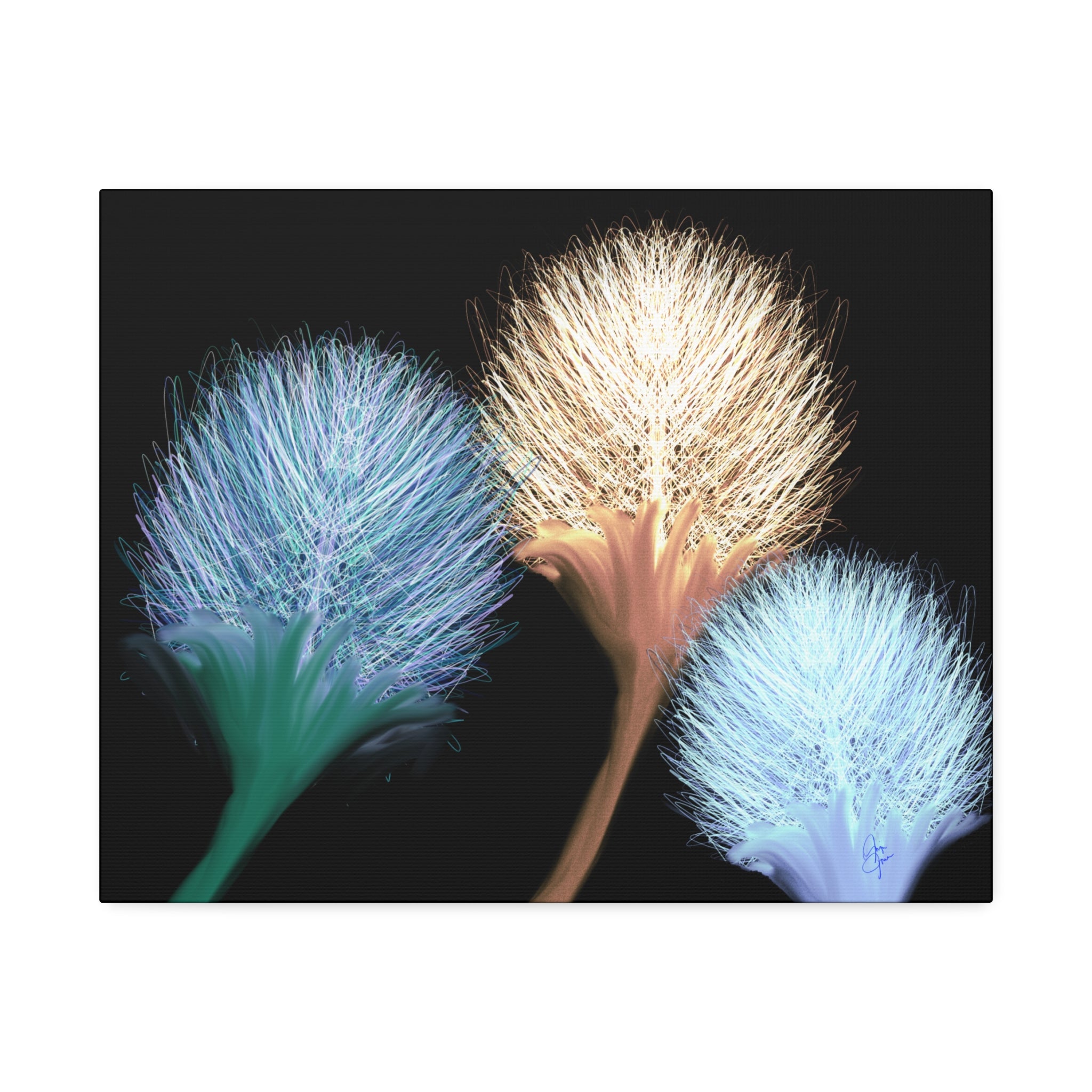Floral Frond Canvas
