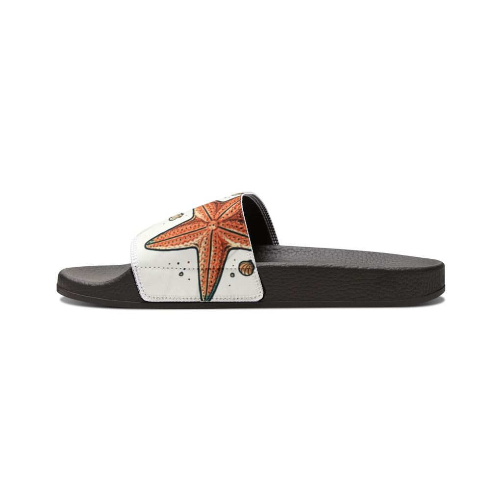 Beach Vibes Women's Slide Sandals — Starfish & Seashell Removable-Strap Slides