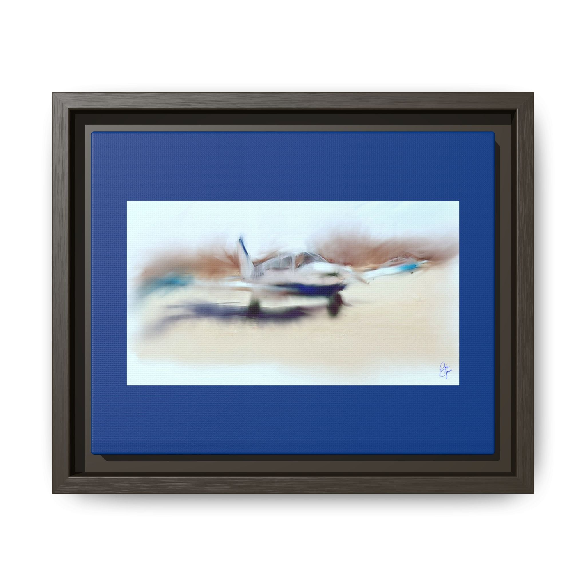 Matte Canvas, Framed (Multi-color)