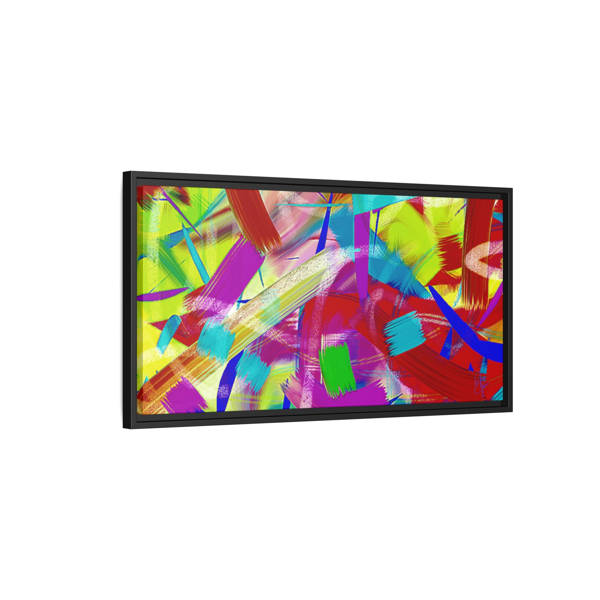 Matte Canvas, Framed (Multi-color)
