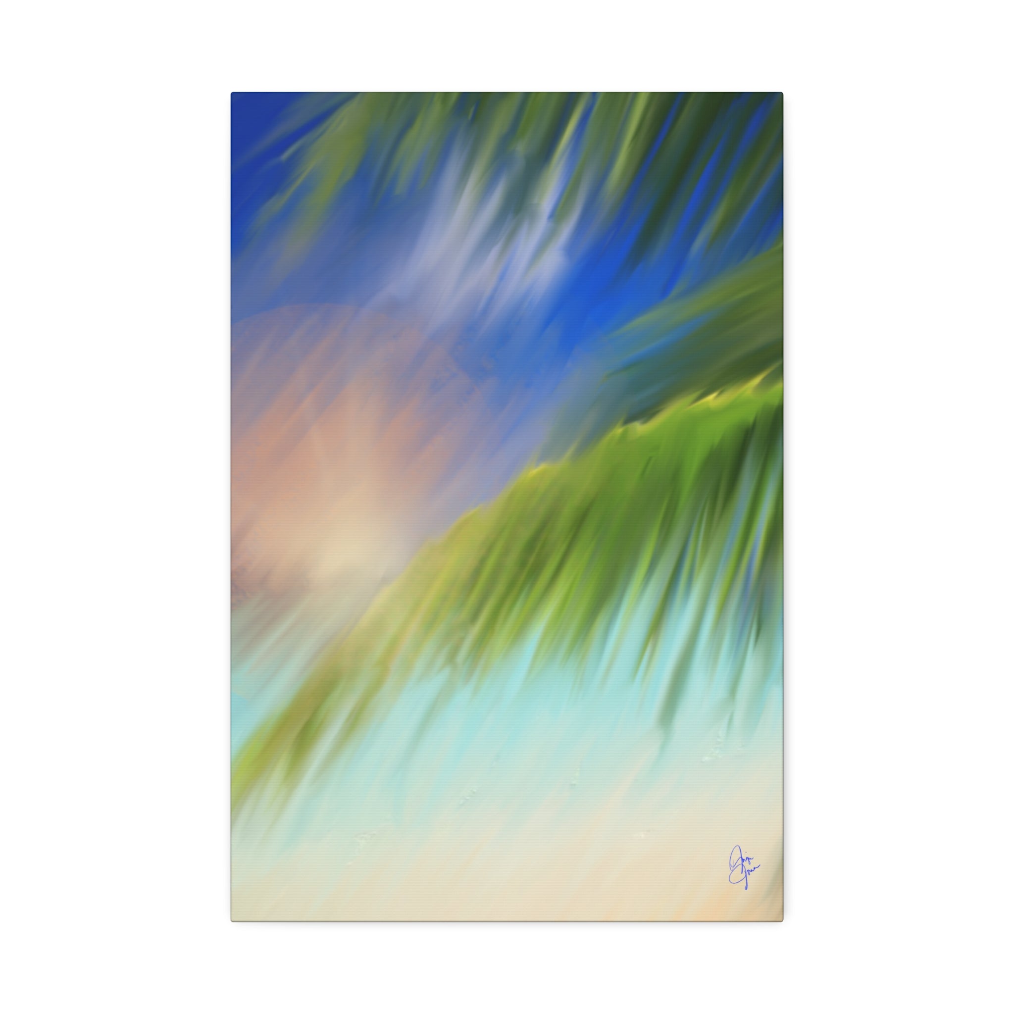 Abstract Seascape Canvas