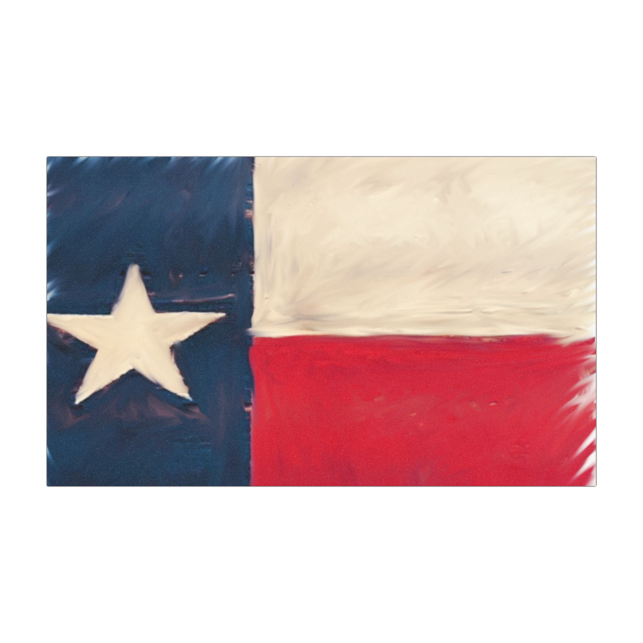 Texas Flag Car Magnet — Rustic Lone Star Bumper Sticker