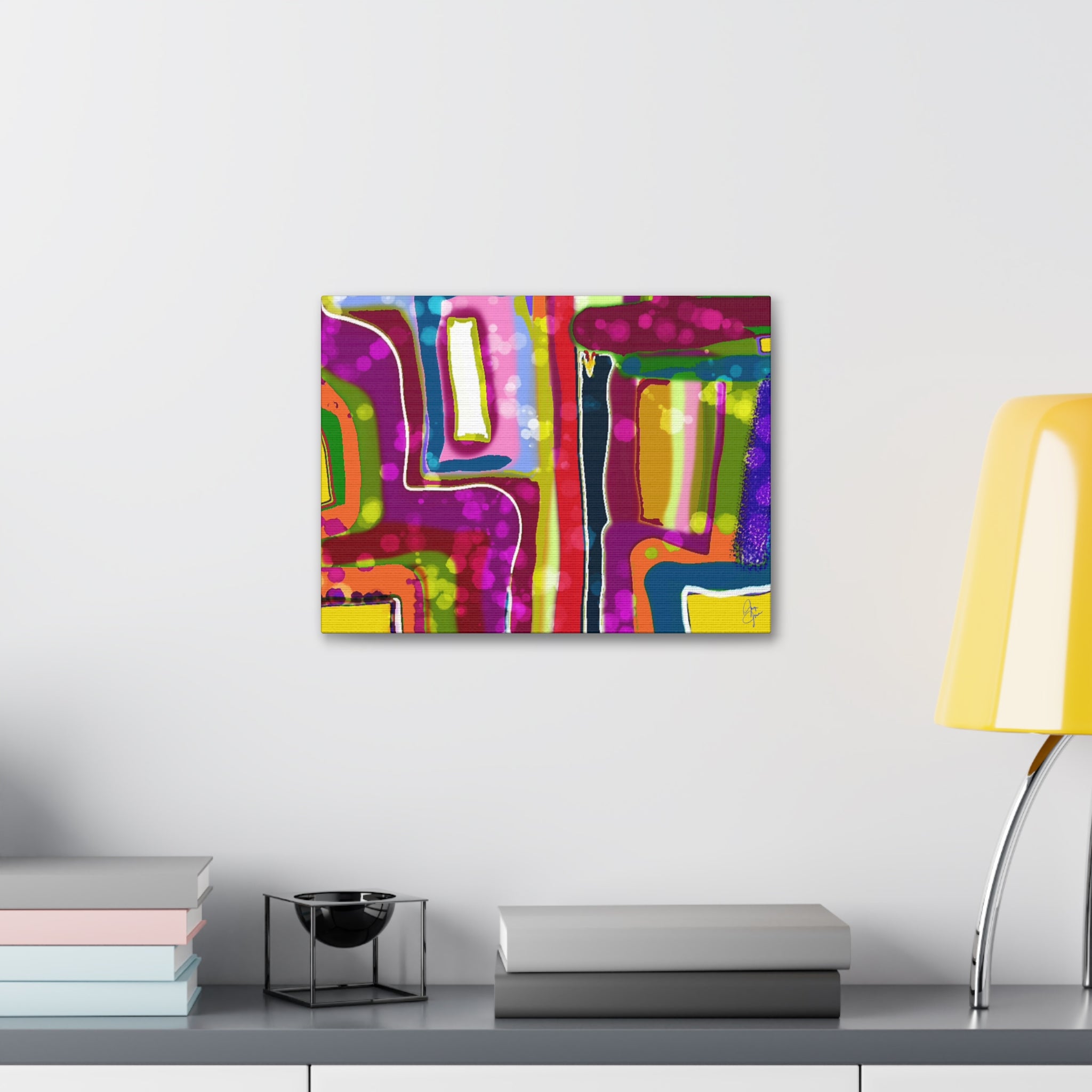 Abstract Colorburst Canvas – Vibrant Pop Art Wall Decor