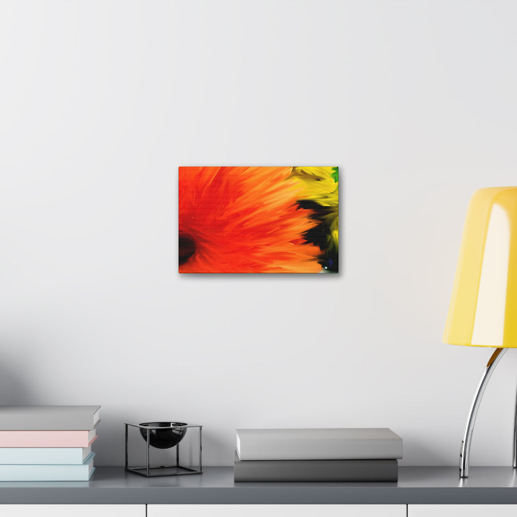 Sunflower Burst Canvas Wall Art - Stretched 1.5"