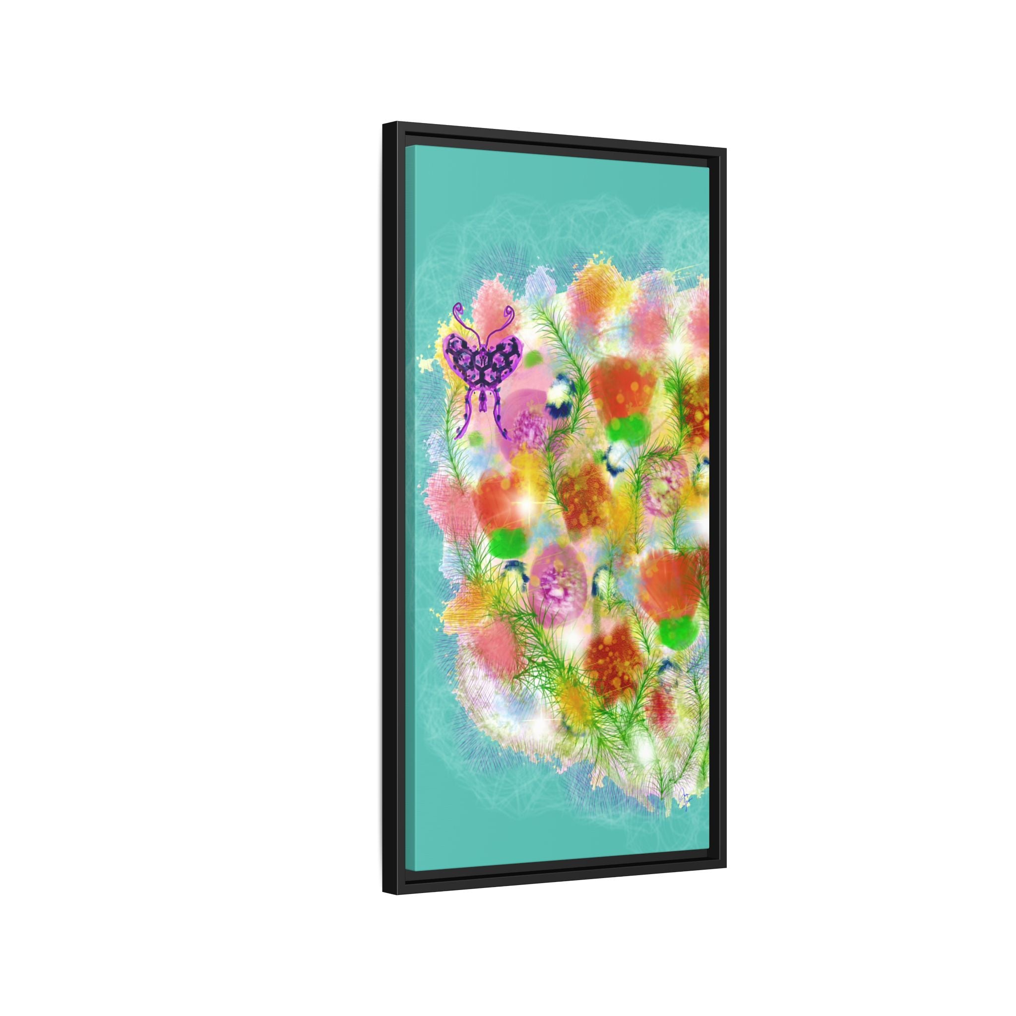 Matte Canvas, Framed (Multi-color)