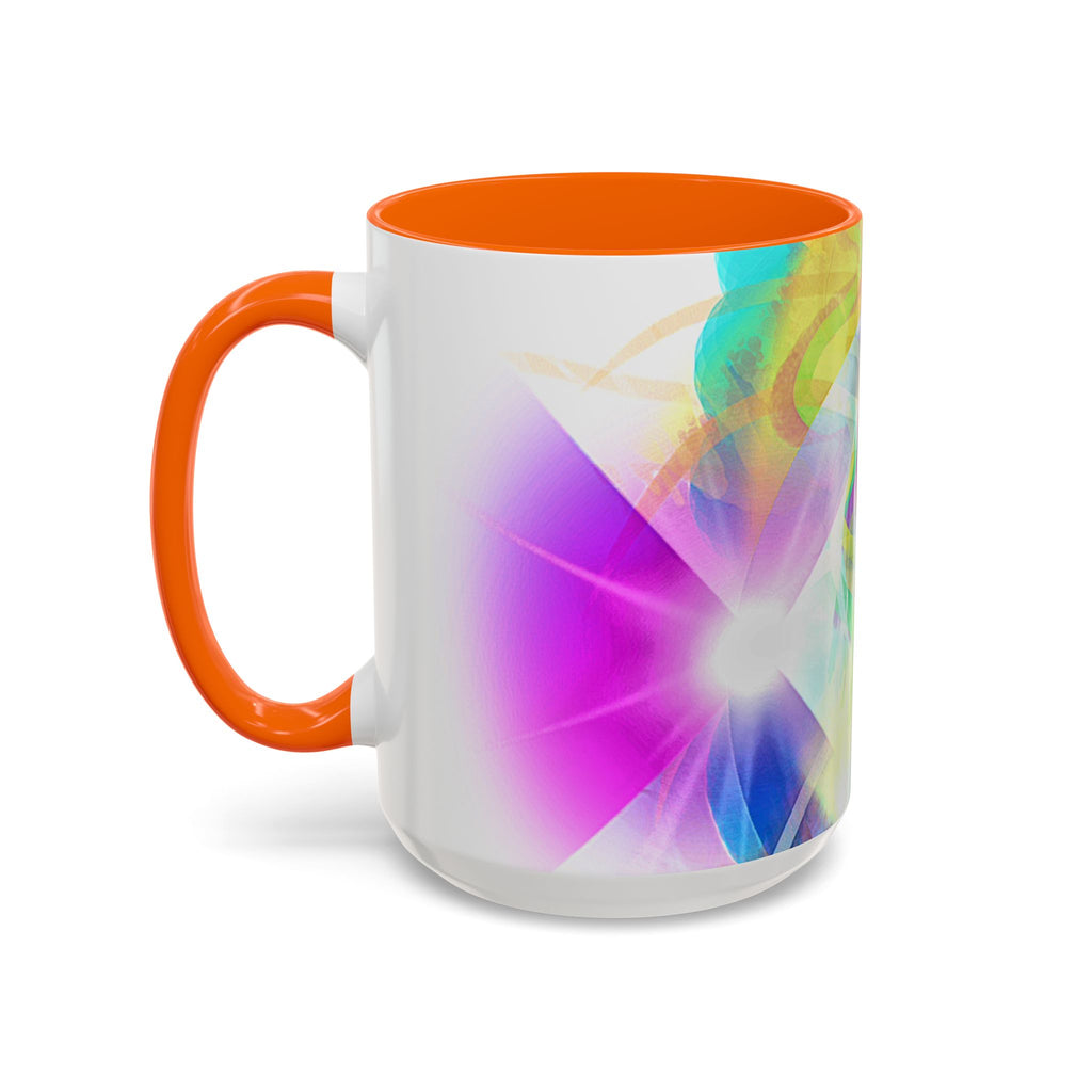 Colorful Heart Coffee Mug – Vibrant Abstract Love Accent Mug (11/15oz)