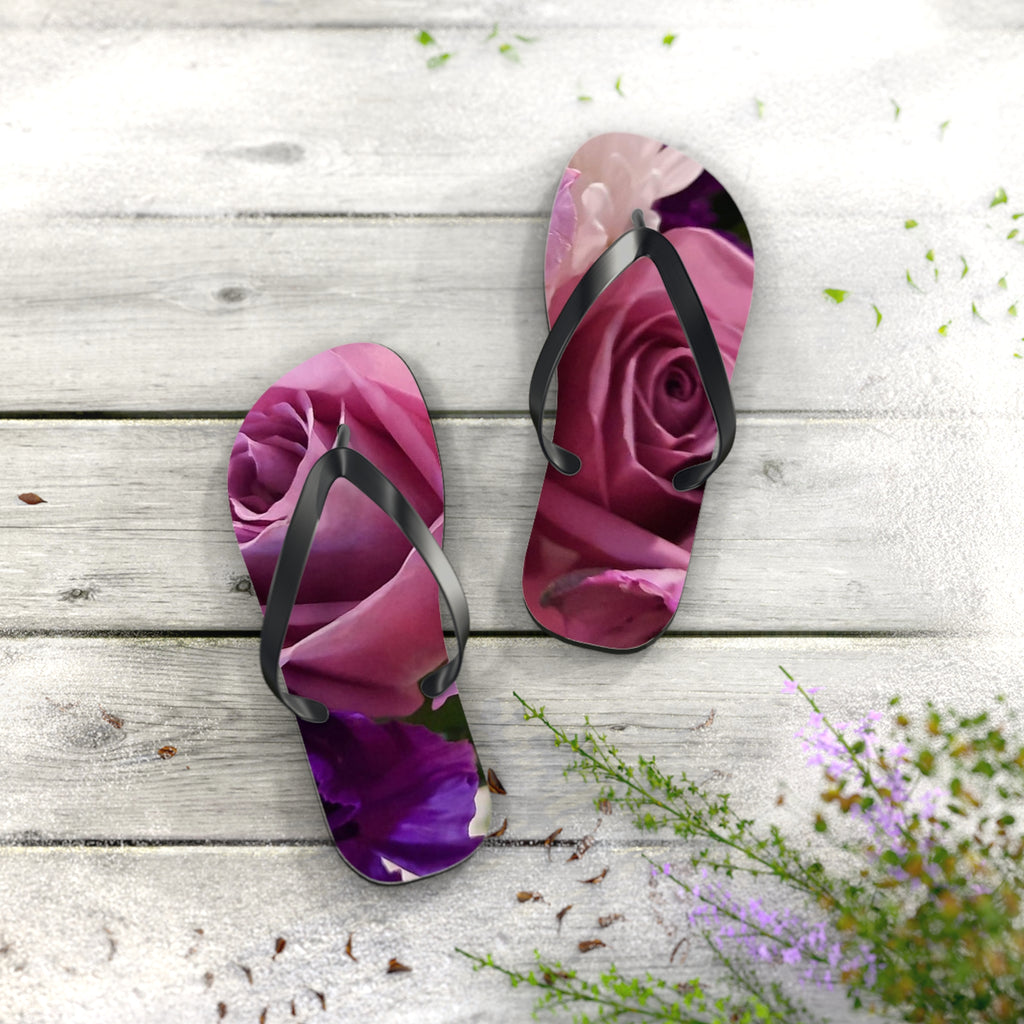 Floral Flip Flops - Perfect for Summer Vibes and Beach Days