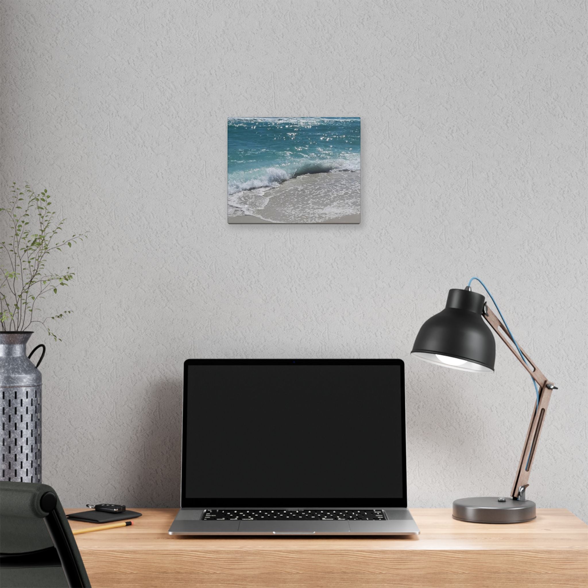 Emerald Coast Stretched Canvas — Coastal Landscape Wall Art