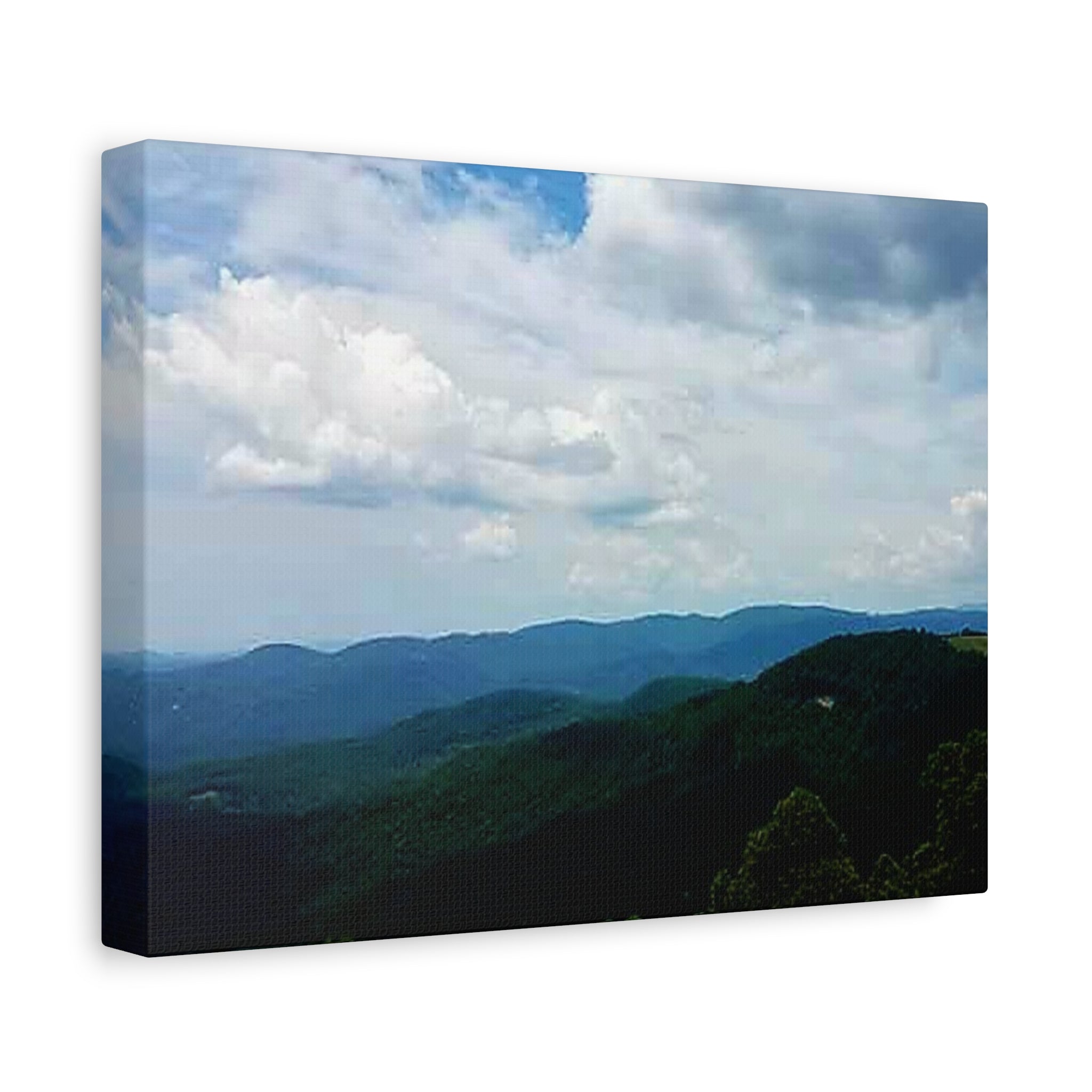 Blue Ridge Mountains Canvas Print — Matte Stretched Wall Art
