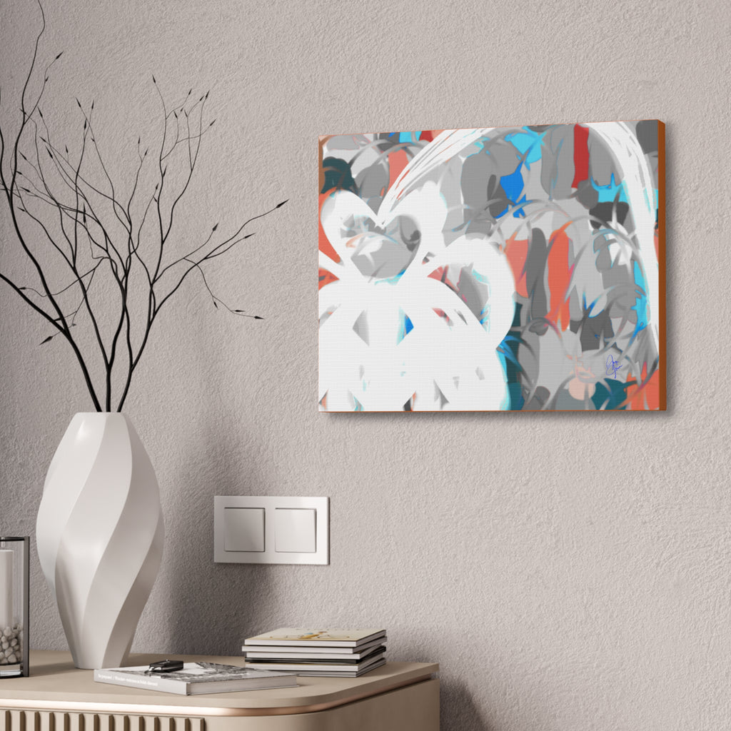 Abstract Coastal Breeze Canvas Print — Modern Stretched Wall Art