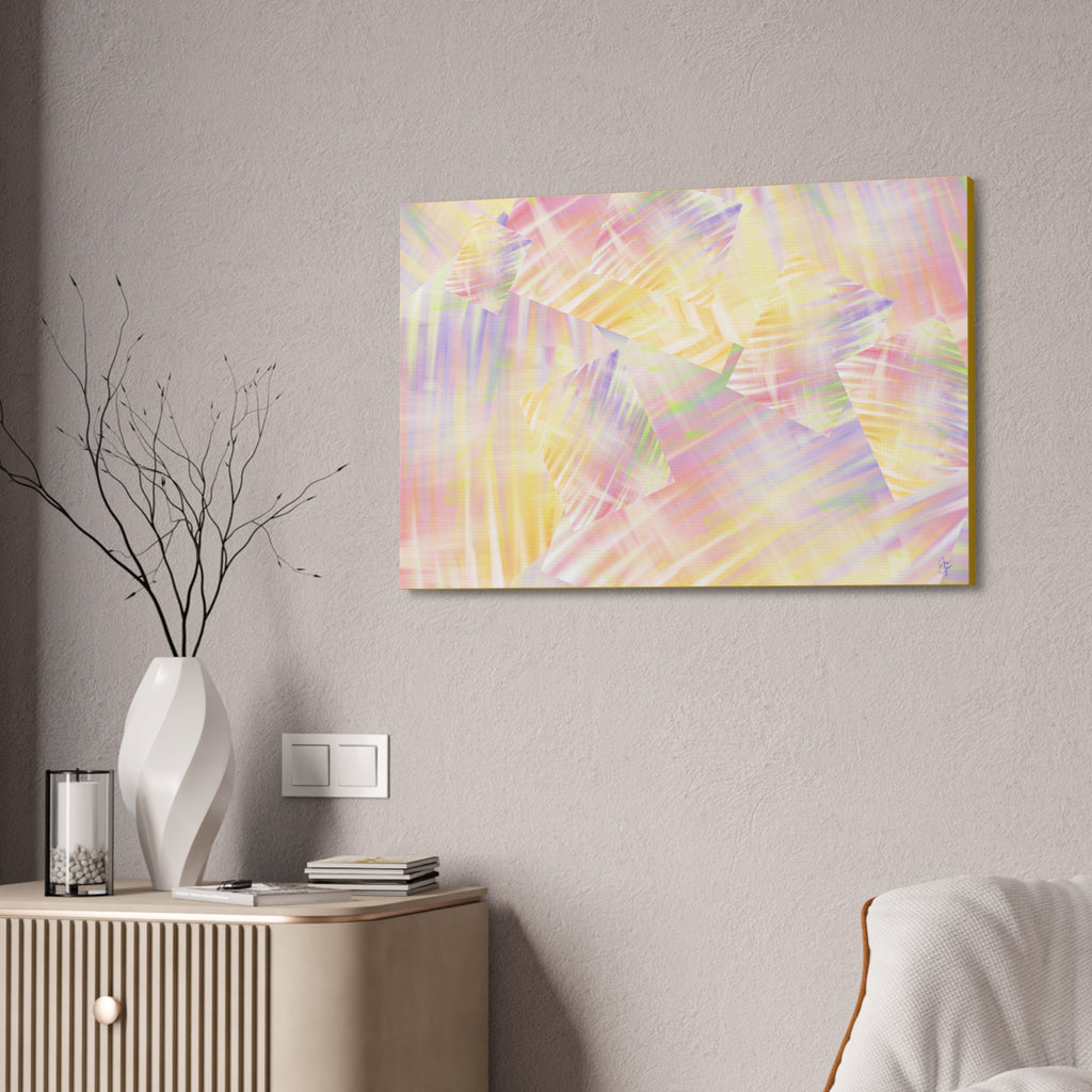 Pastel Abstract Canvas Art - Soft Prism Stretched Canvas 1.5"