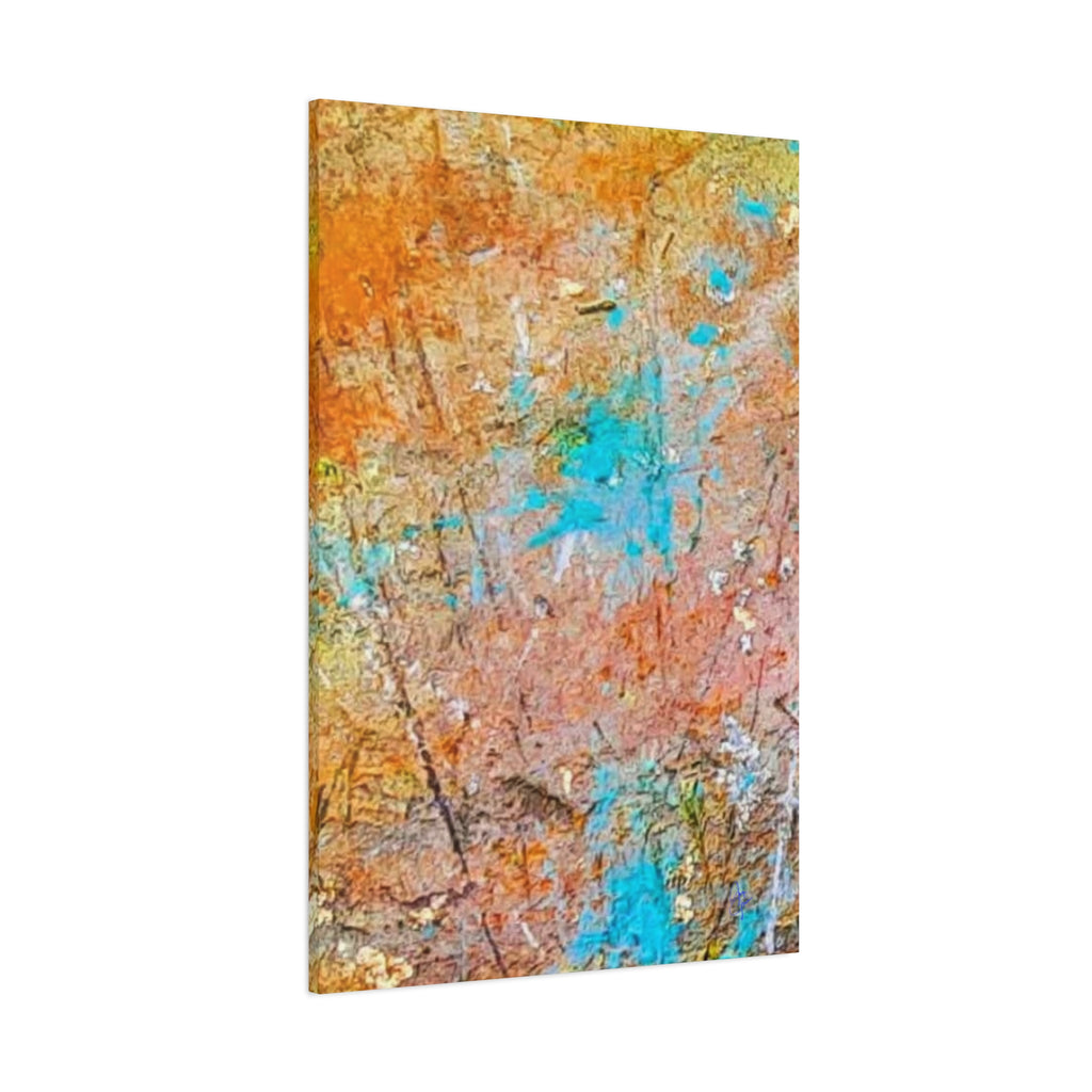 Matte Canvas Wall Art — 'Walk in the Woods' Abstract by Angie Jones (Stretched 1.25")