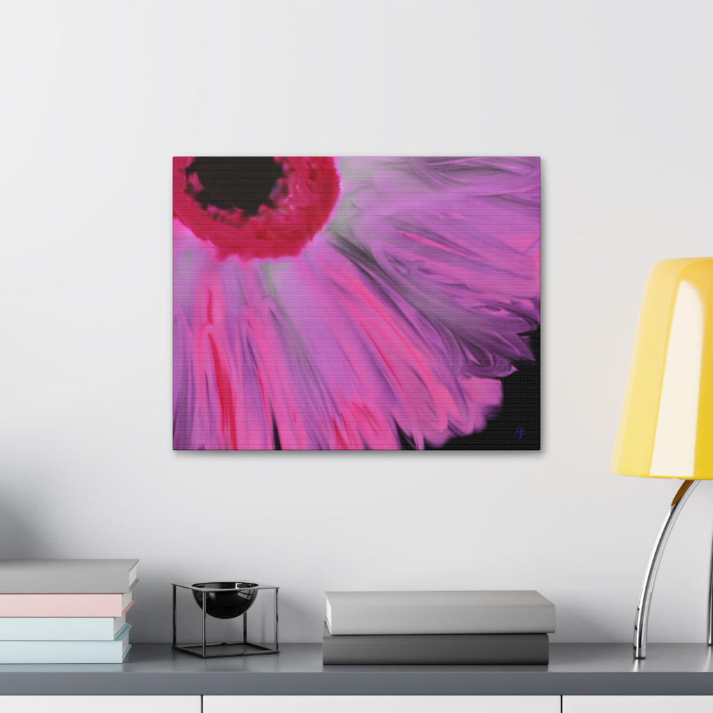 Pink Gerbera Canvas Wall Art – Vibrant Floral Stretched Canvas (1.5" Depth)