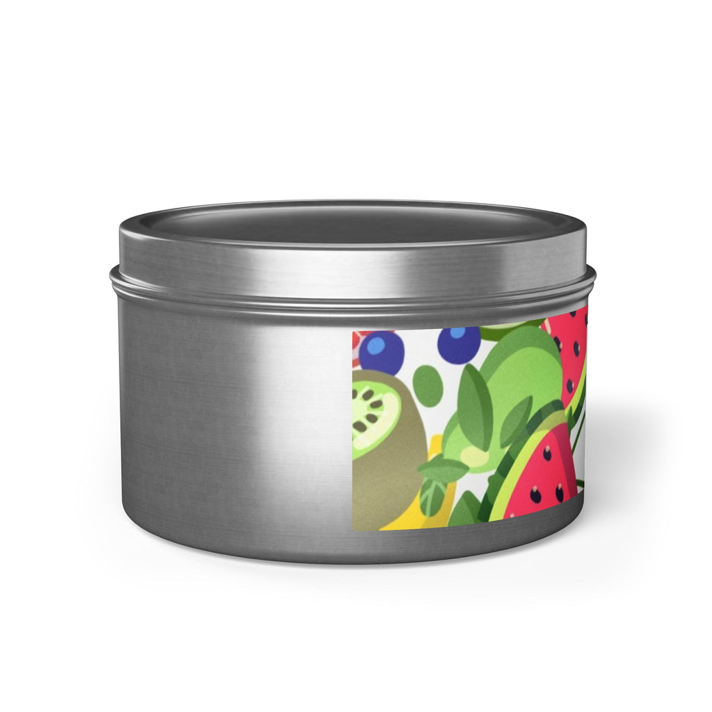 Tin Candle — Angie’s Soul Tropical Fruit Scented Tin Candle