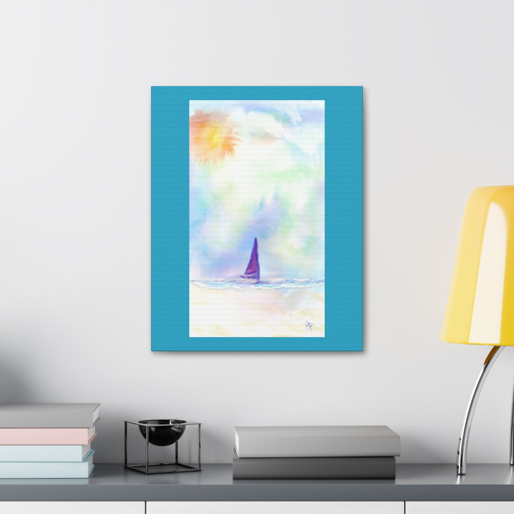 Sailboat Seascape Canvas