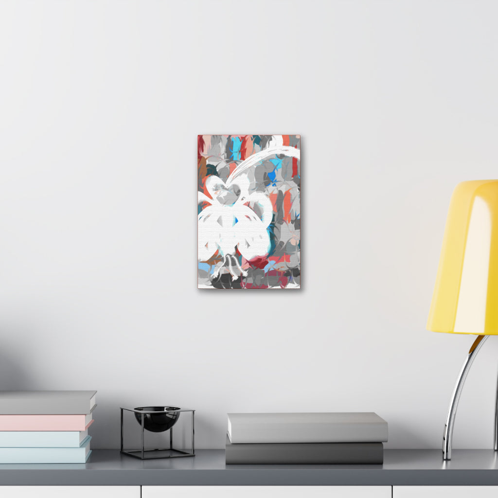 Abstract Coastal Breeze Canvas Print — Modern Stretched Wall Art