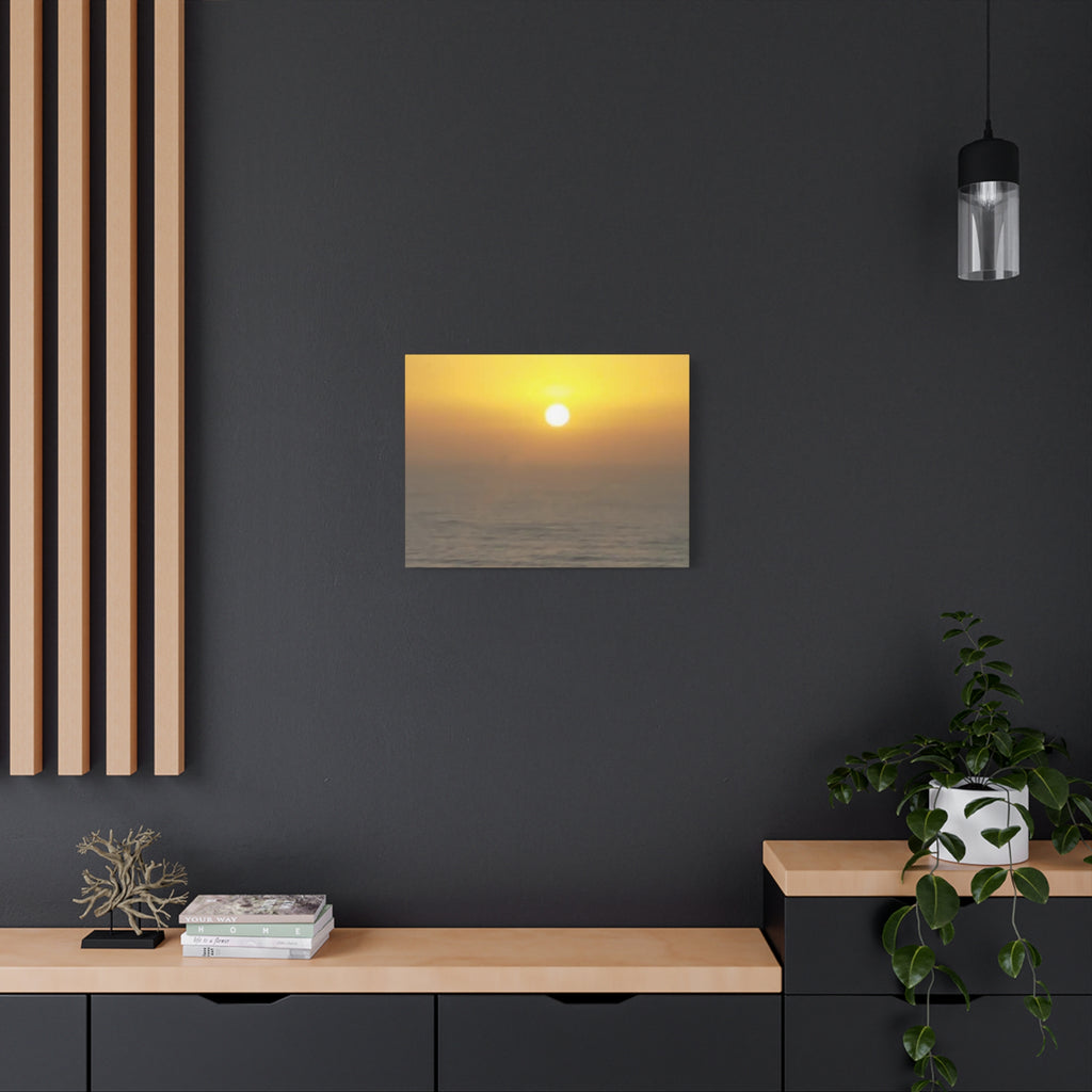 Sunset Ocean Canvas Art Print