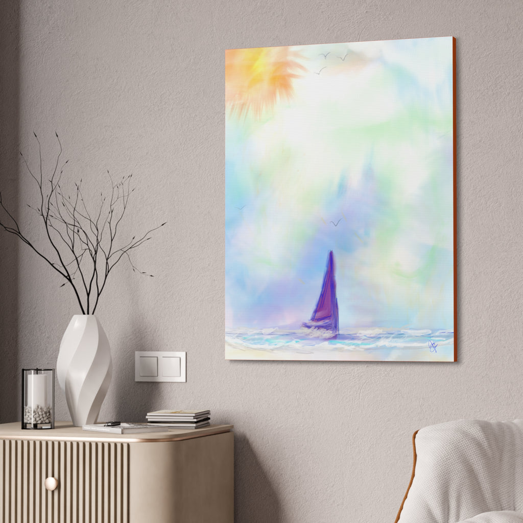 Sailboat Seascape Canvas