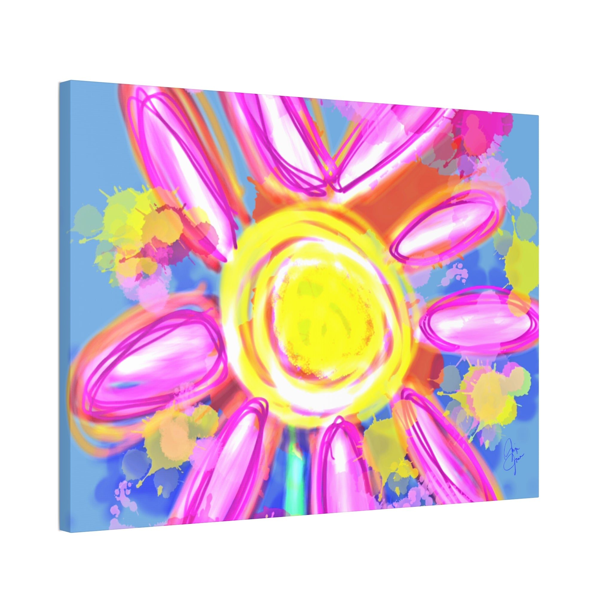Bright Sunshine Daisy Canvas