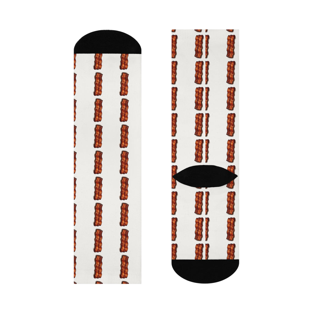 Breakfast Socks — Fried Egg & Bacon Cushioned Crew Socks