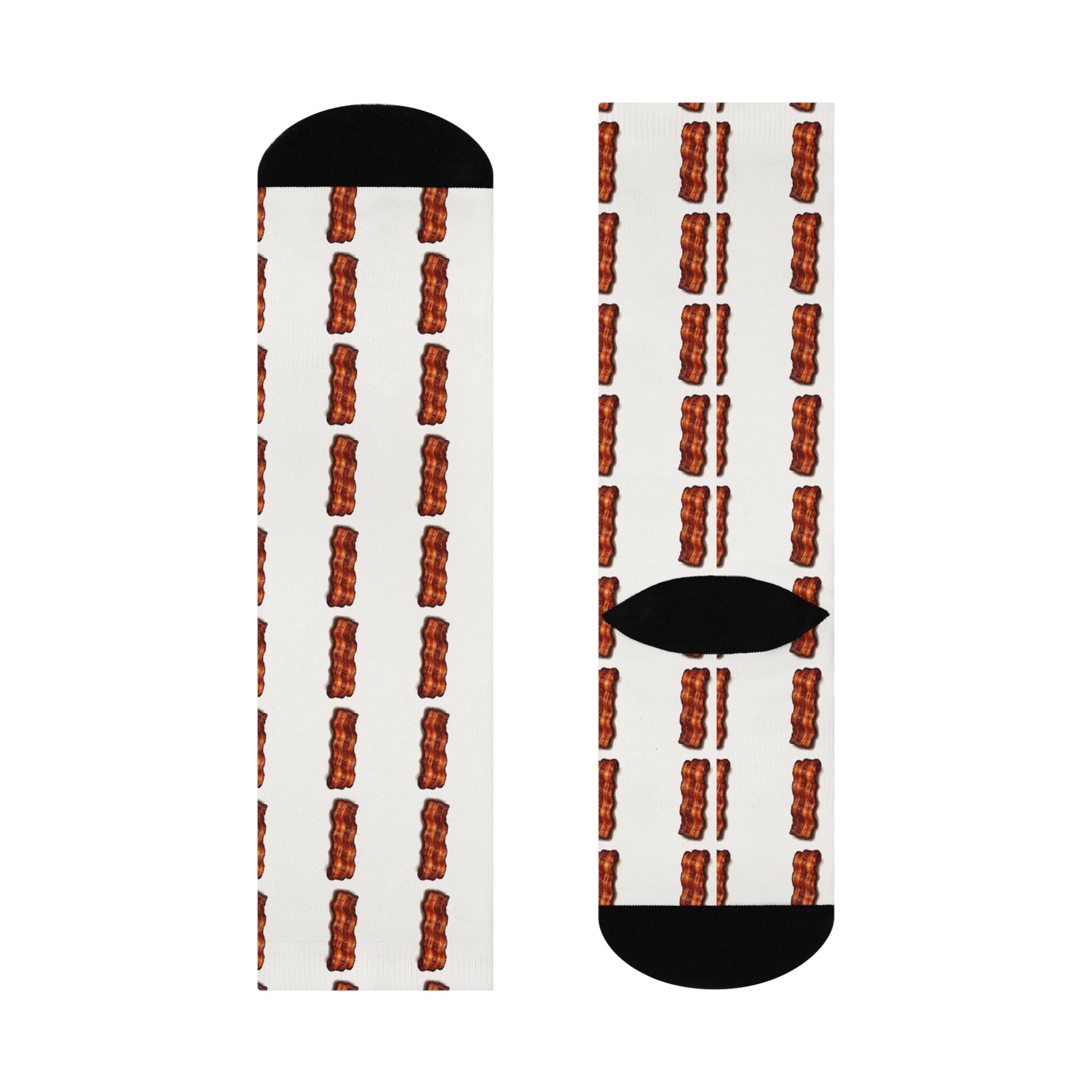 Breakfast Socks — Fried Egg & Bacon Cushioned Crew Socks