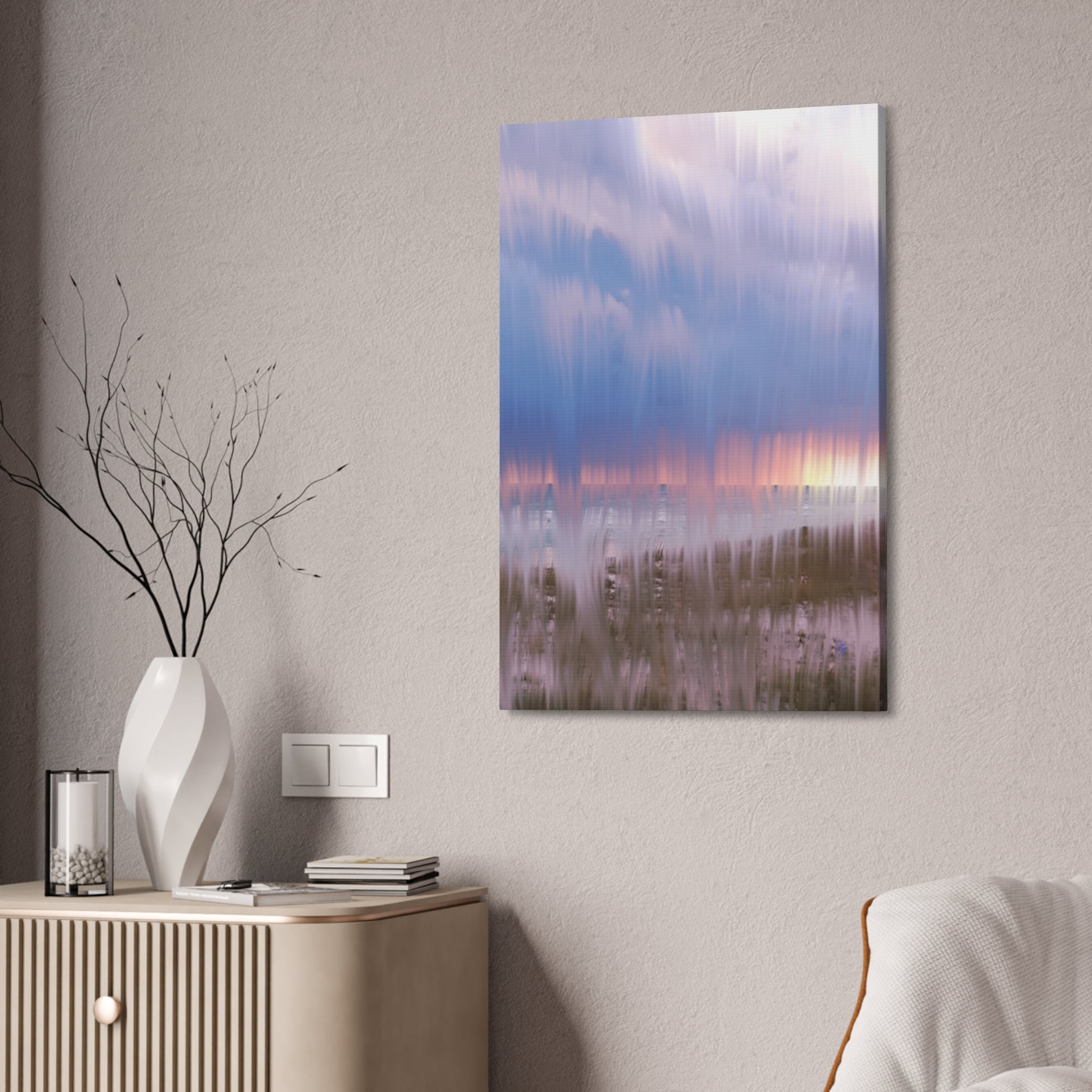Abstract Sunset Canvas Print — Stretched 1.5"