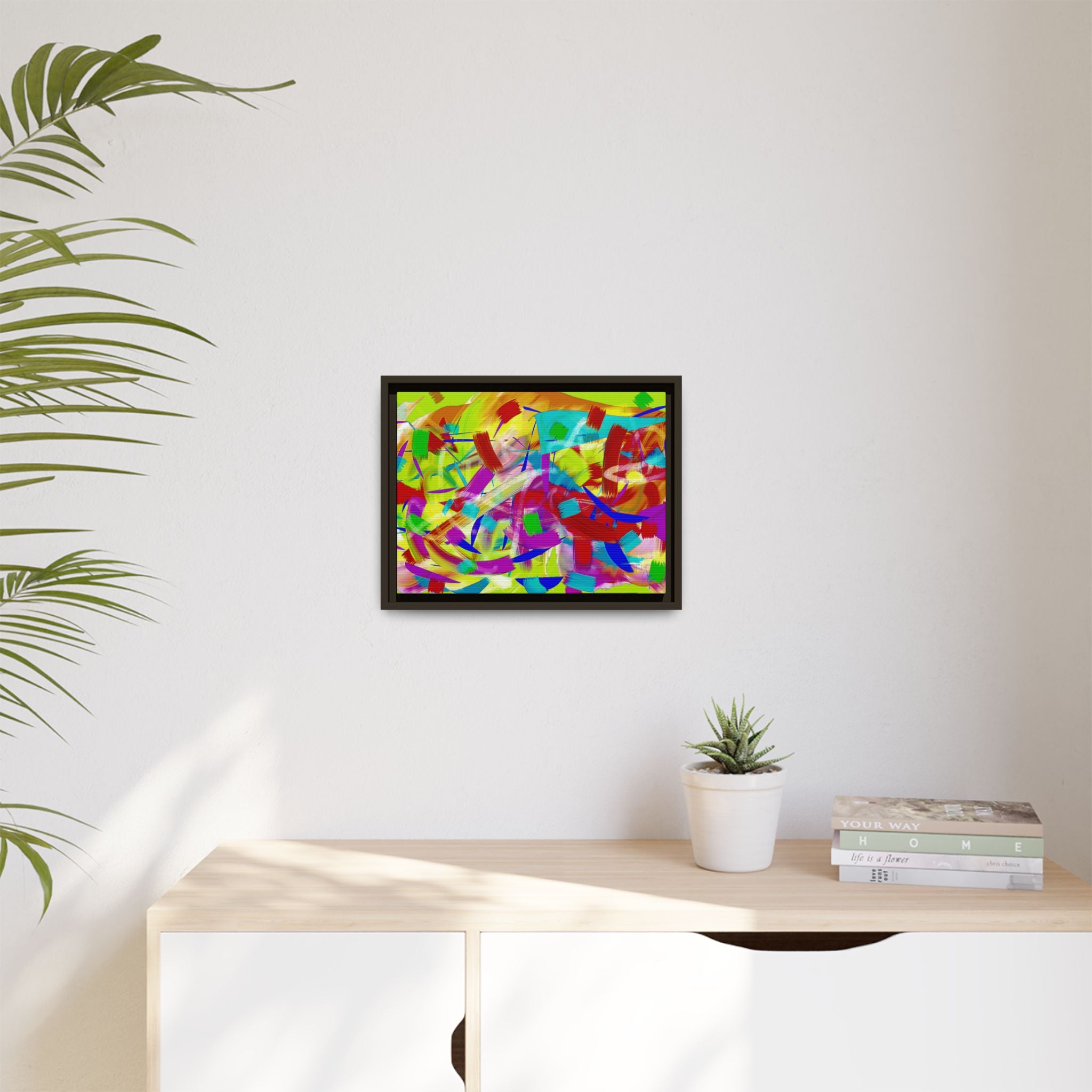 Matte Canvas, Framed (Multi-color)