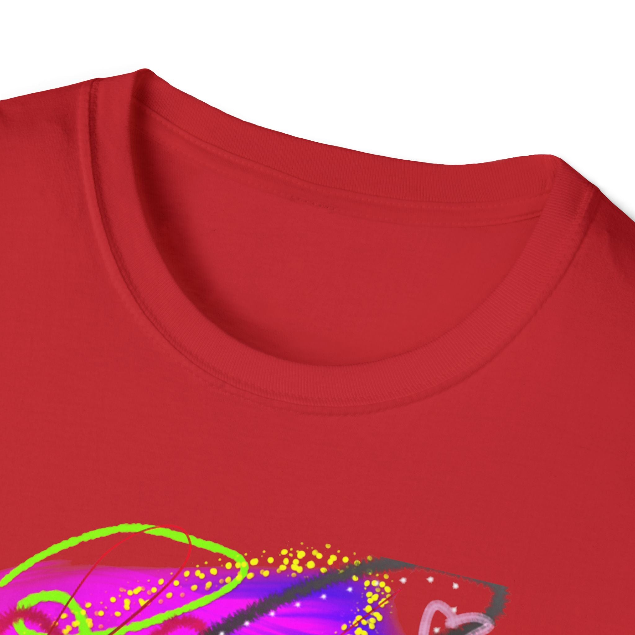 Abstract Neon Love T-Shirt — Colorful Graffiti Art Tee