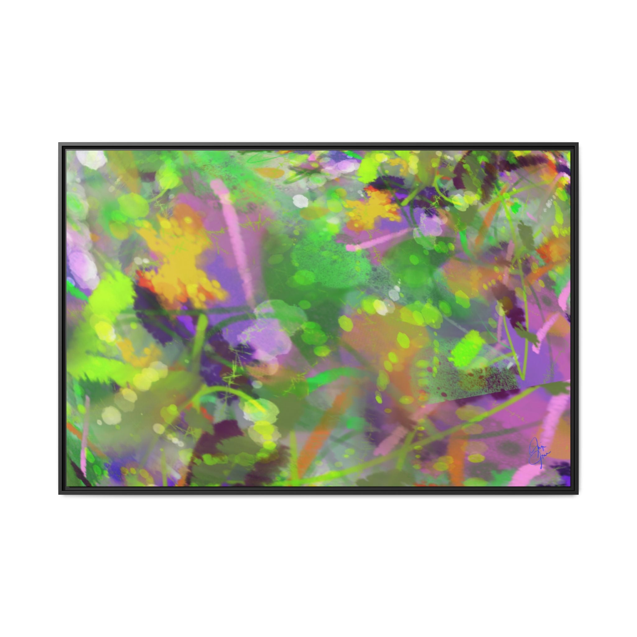 Matte Canvas, Framed (Multi-color)