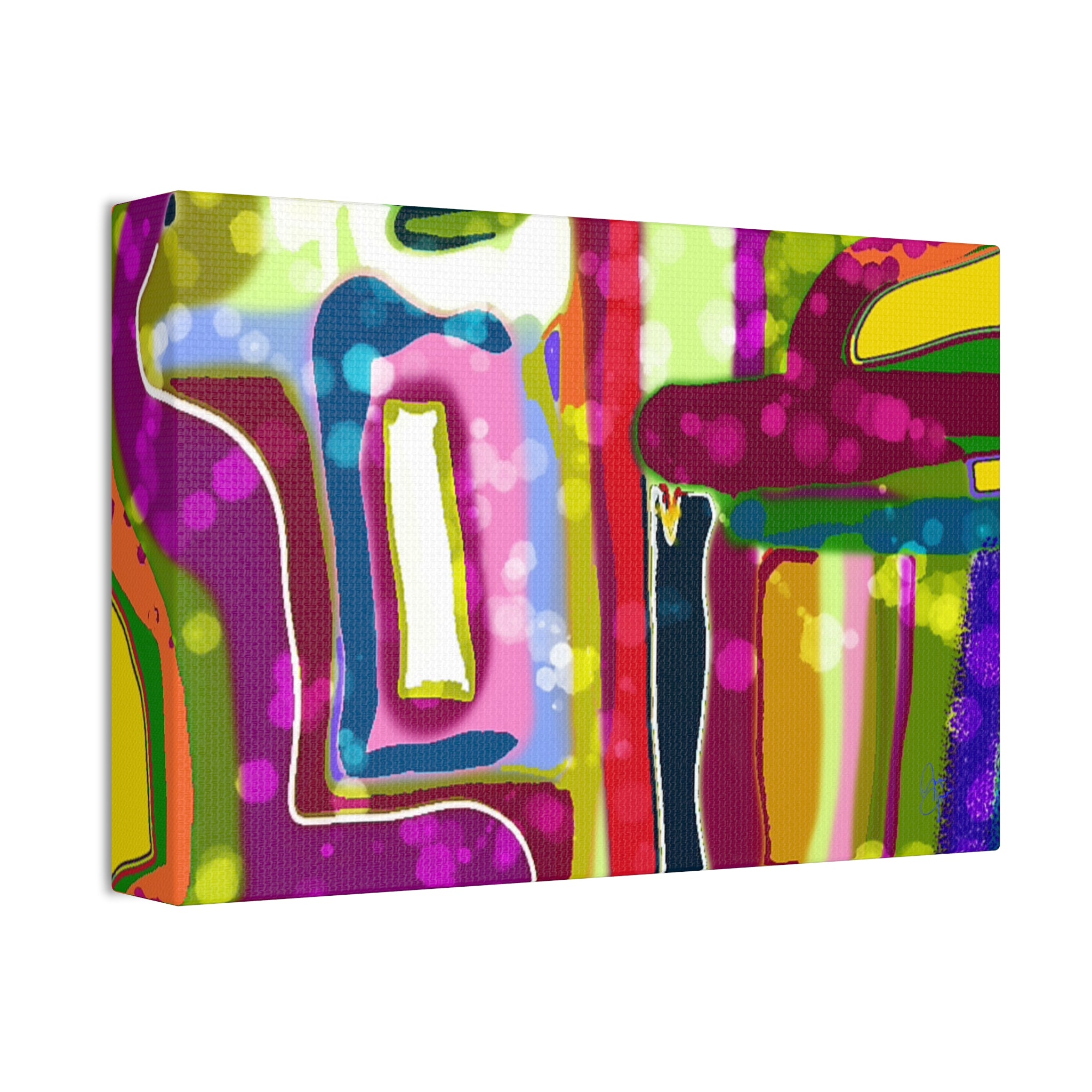 Abstract Colorburst Canvas – Vibrant Pop Art Wall Decor