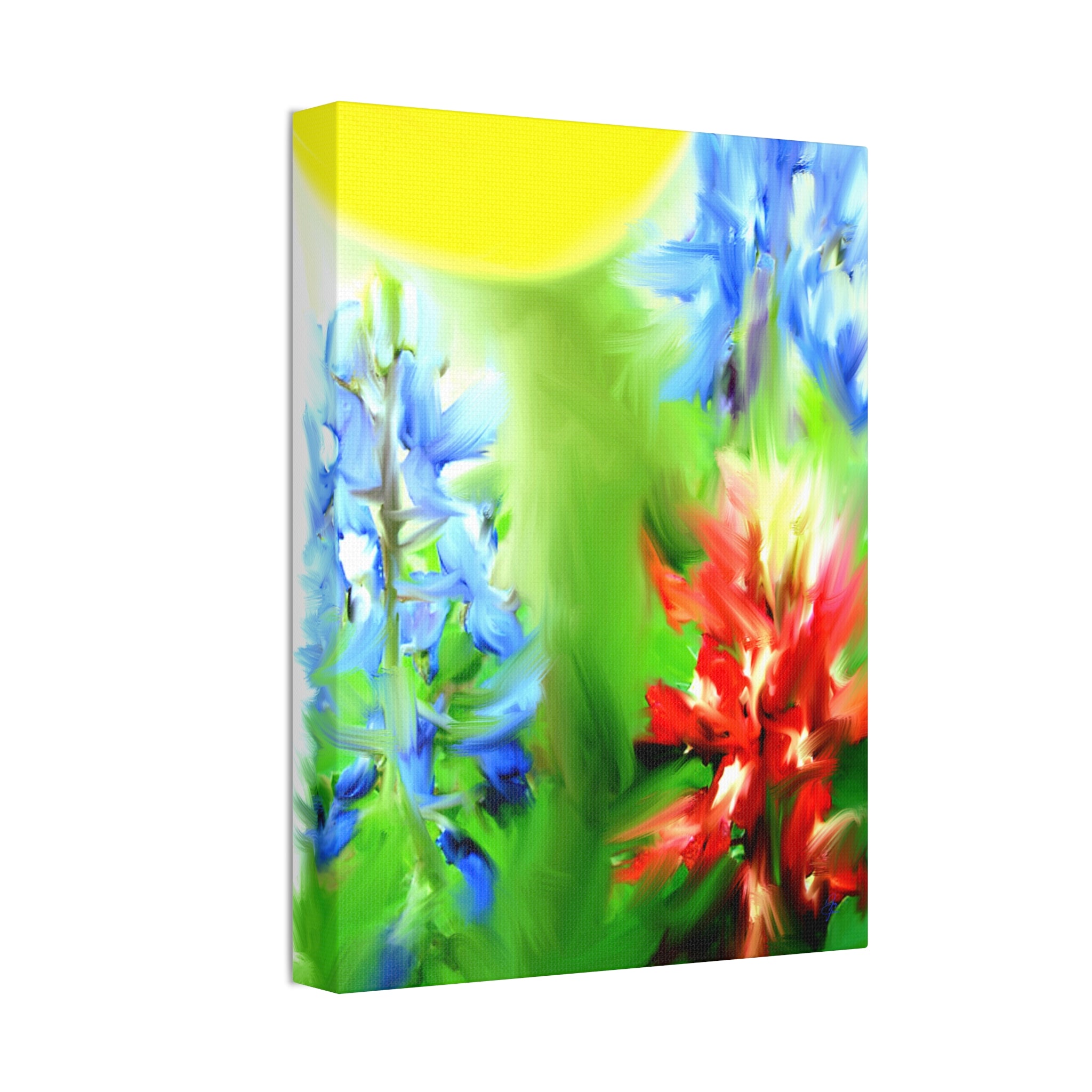 Texas Girl Bluebonnet Canvas