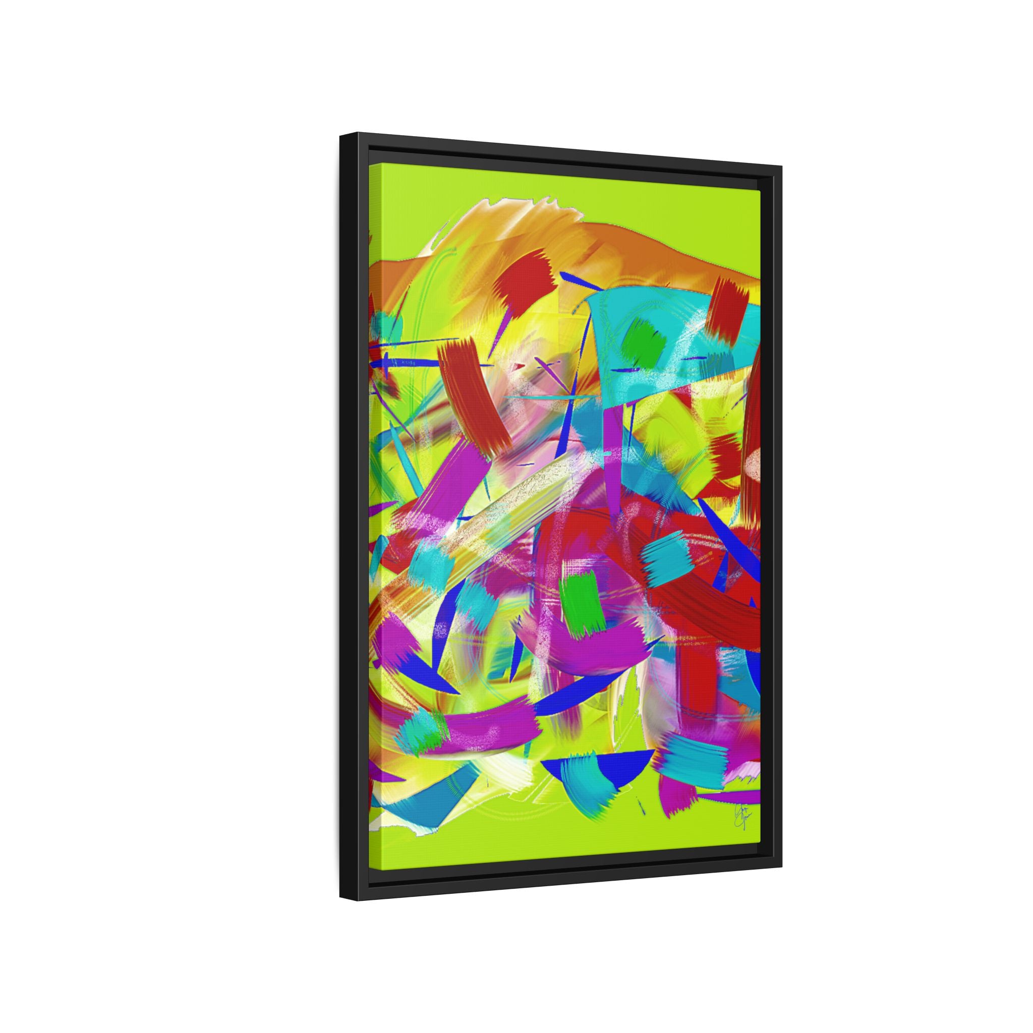 Matte Canvas, Framed (Multi-color)