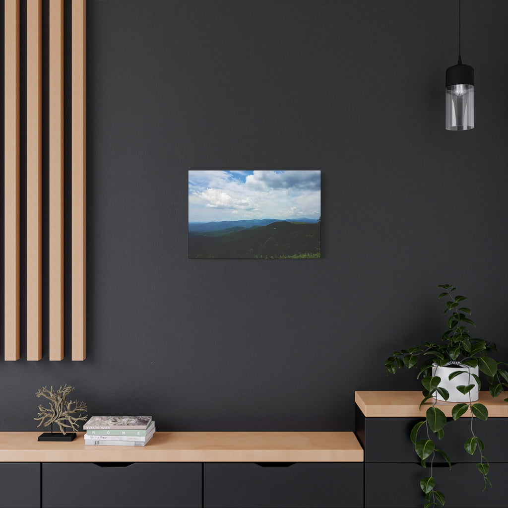 Blue Ridge Mountains Canvas Print — Matte Stretched Wall Art