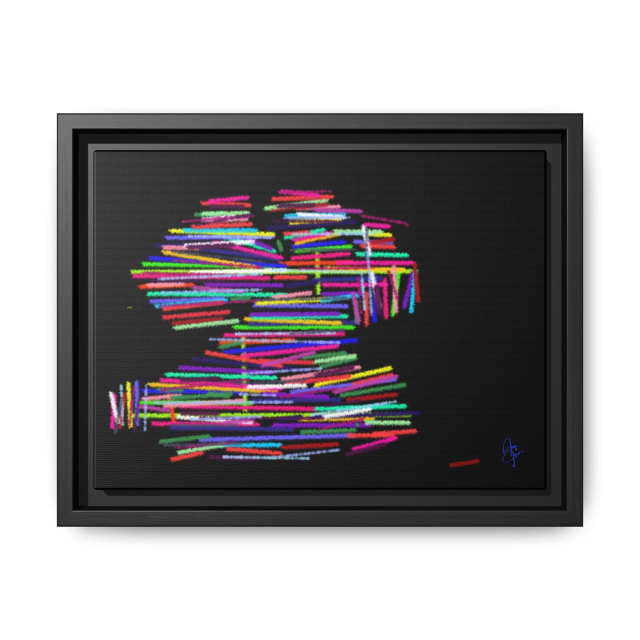 Balancing Life Matte Canvas Print (Framed)
