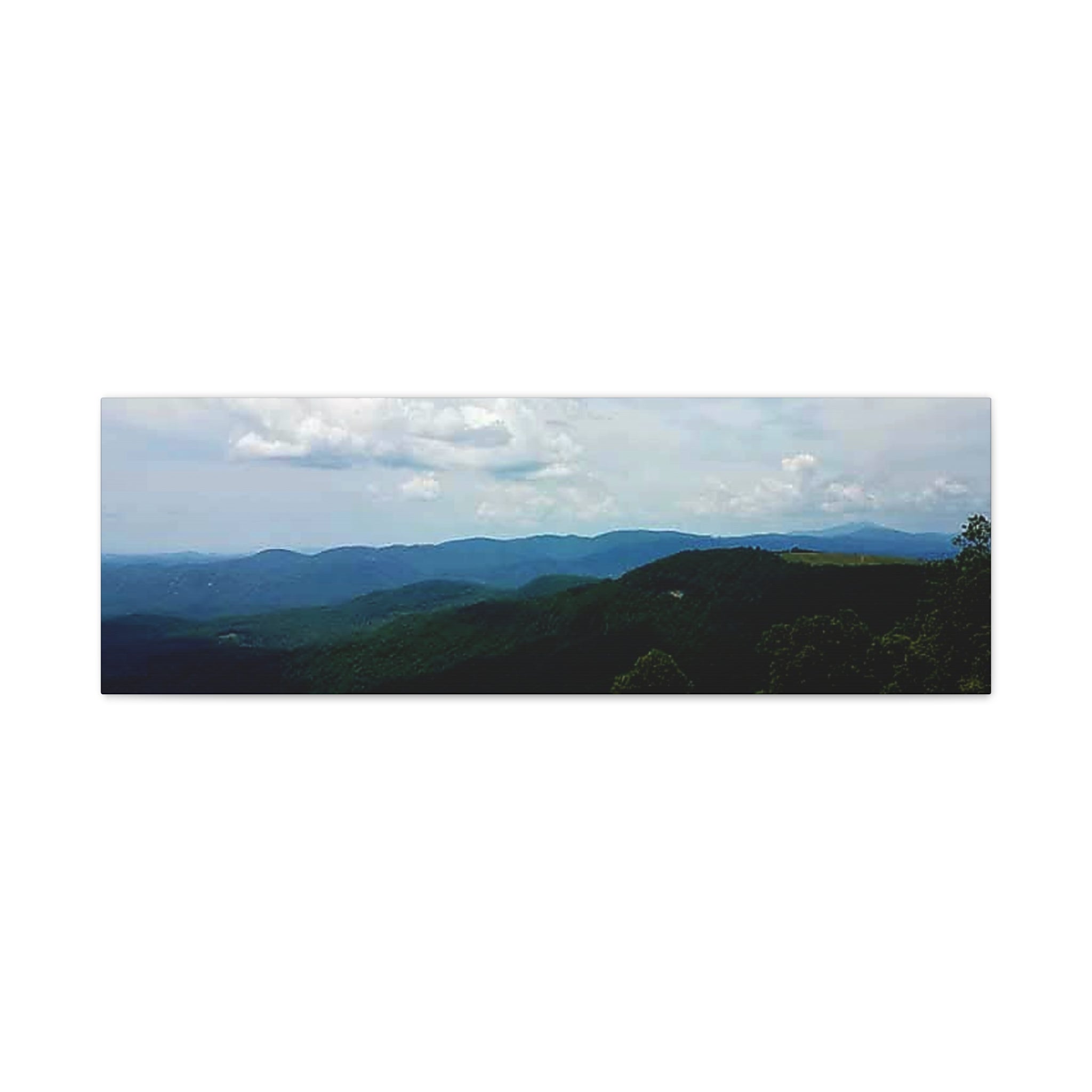 Blue Ridge Mountains Canvas Print — Matte Stretched Wall Art
