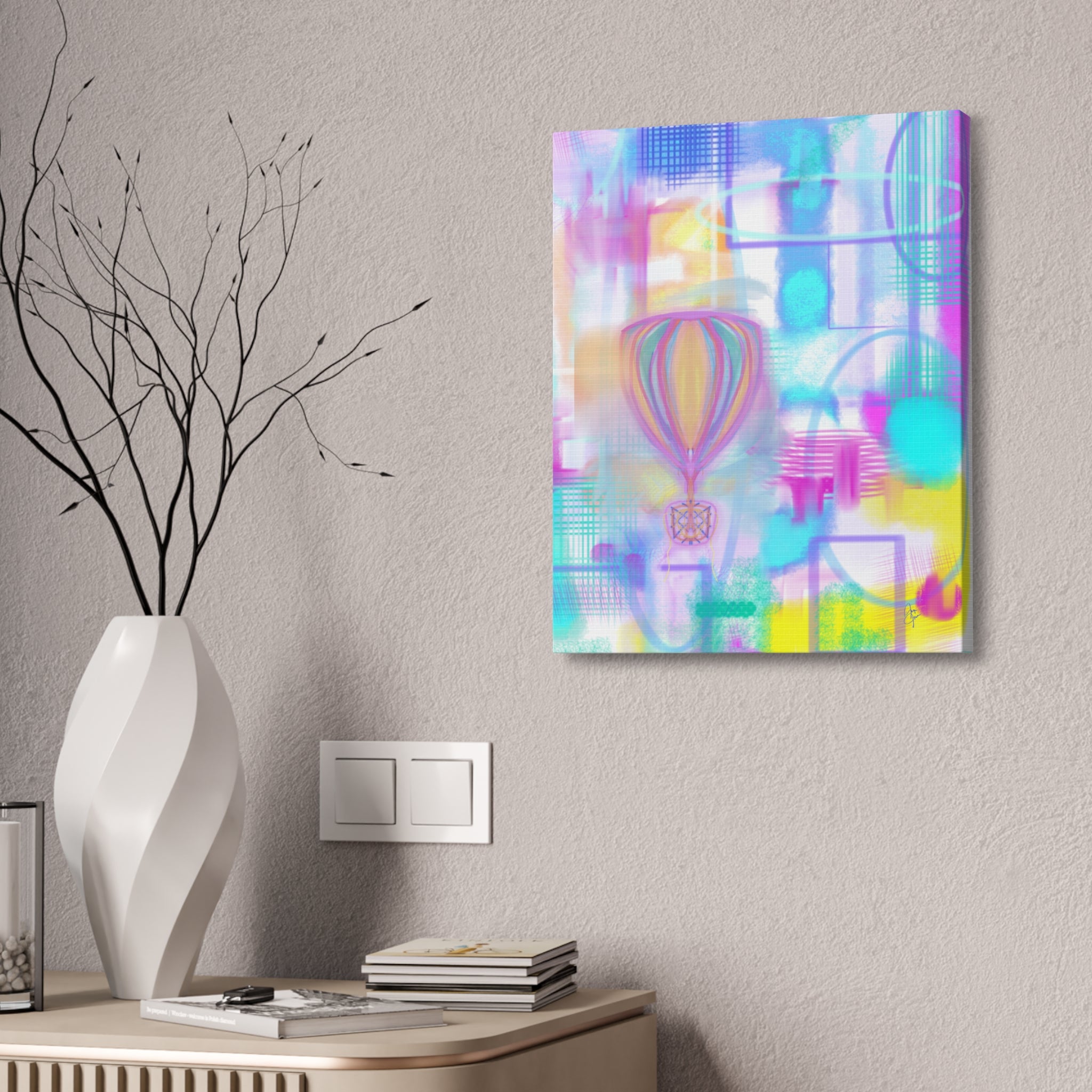 Hot Air Balloon Ride Canvas Print — Stretched 1.5"