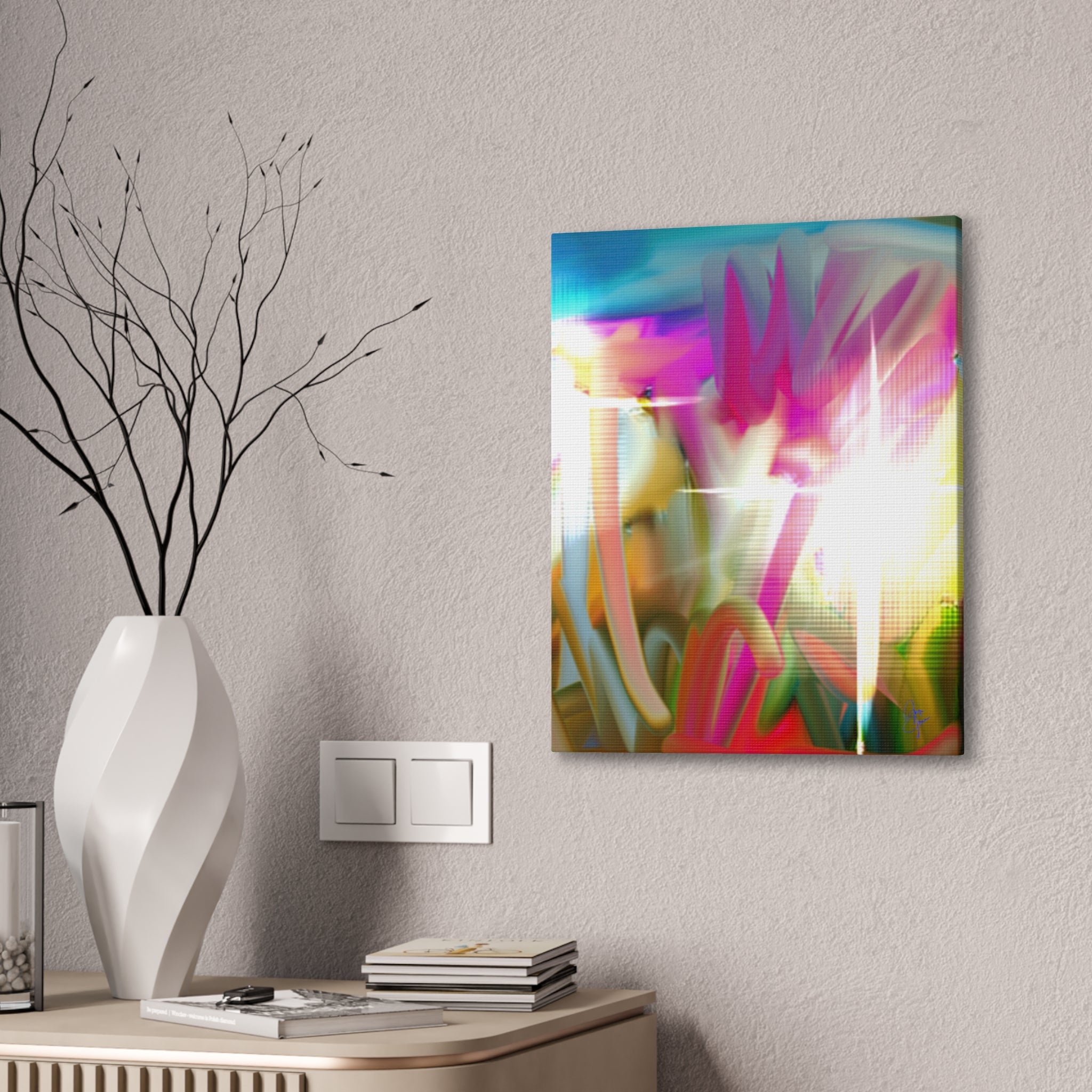 Sunlit floral pastures