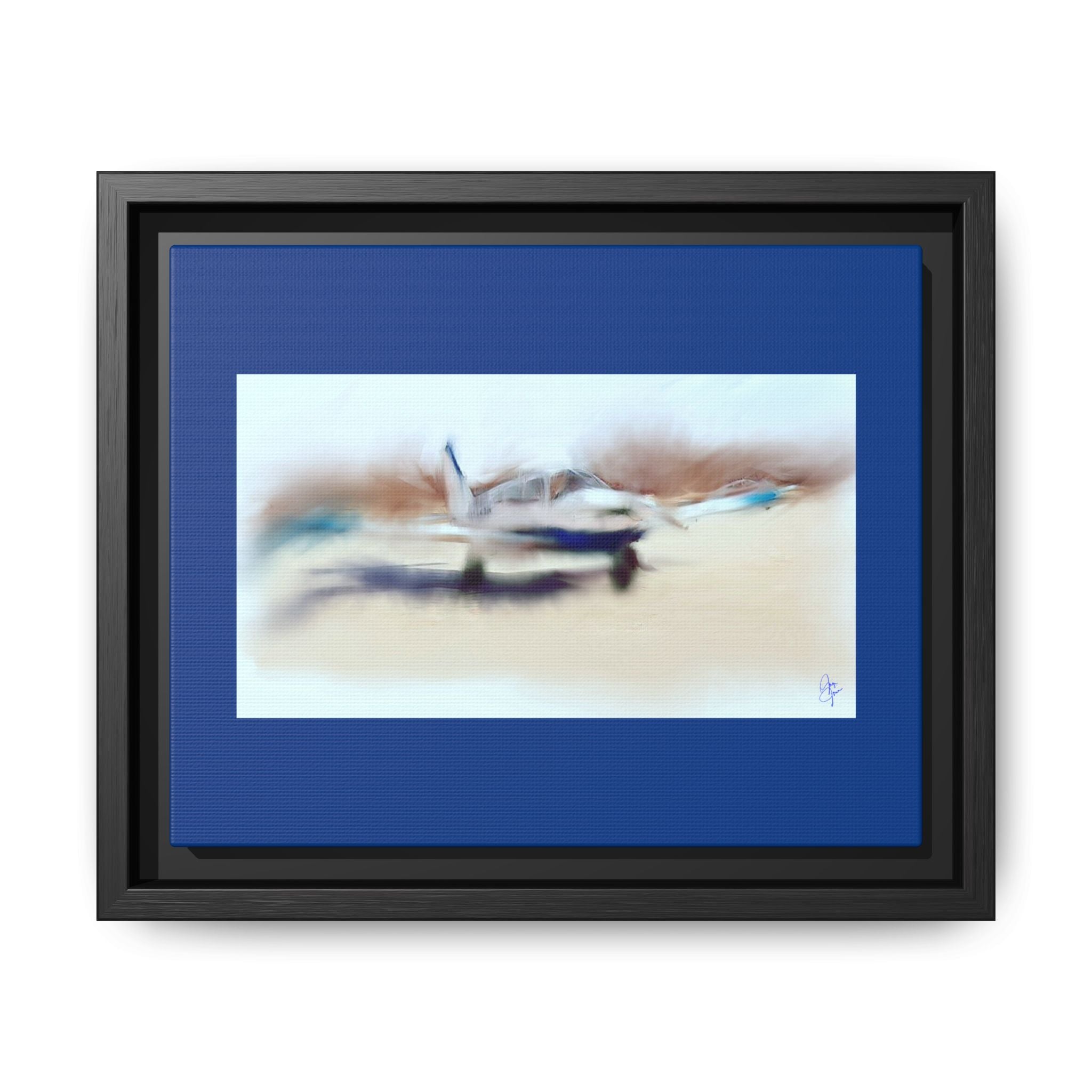 Matte Canvas, Framed (Multi-color)