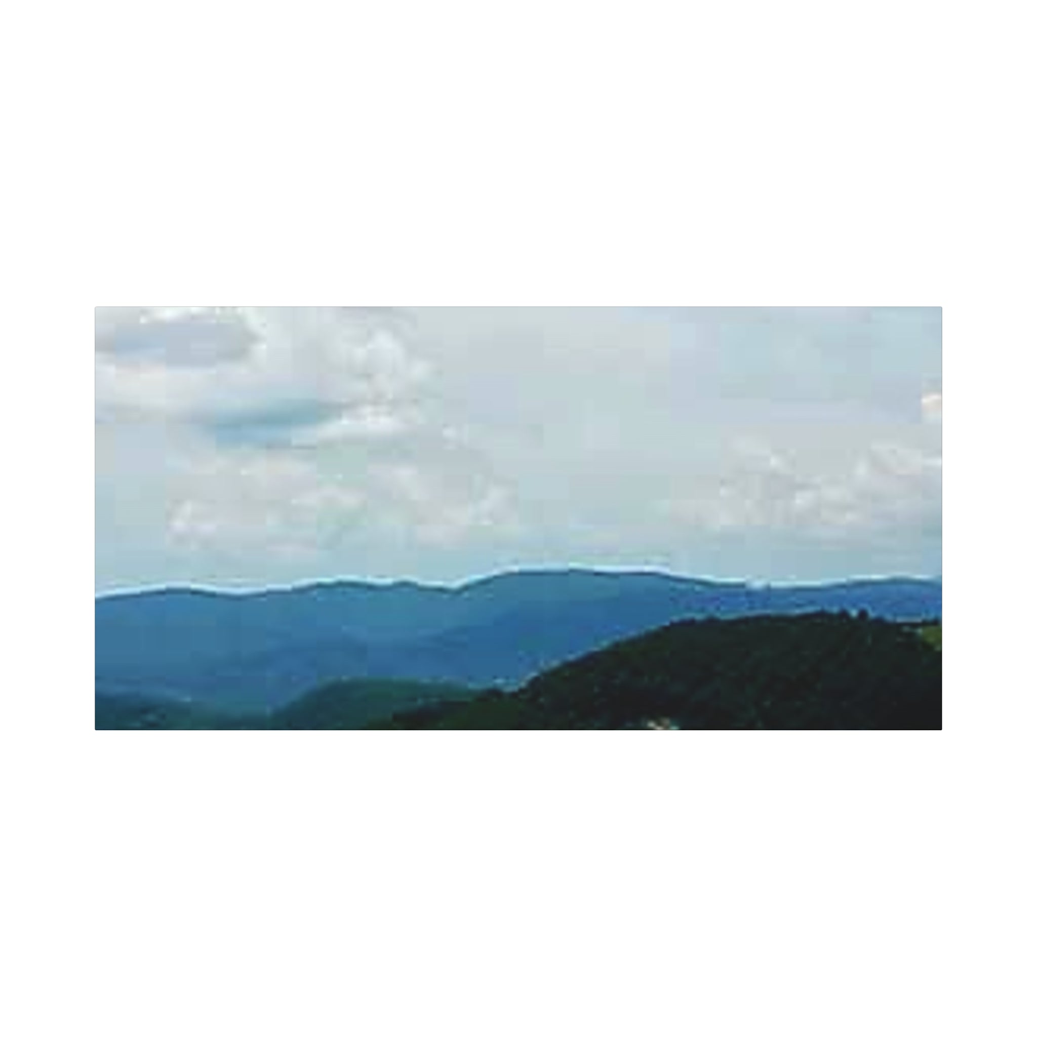 Blue Ridge Mountains Canvas Print — Matte Stretched Wall Art