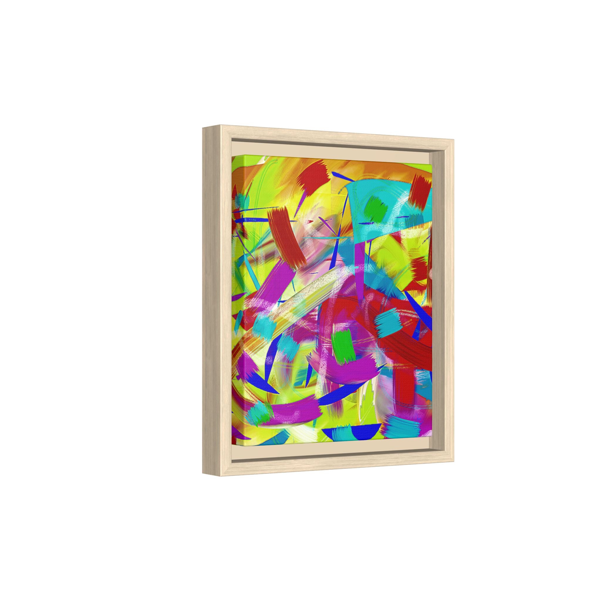 Matte Canvas, Framed (Multi-color)