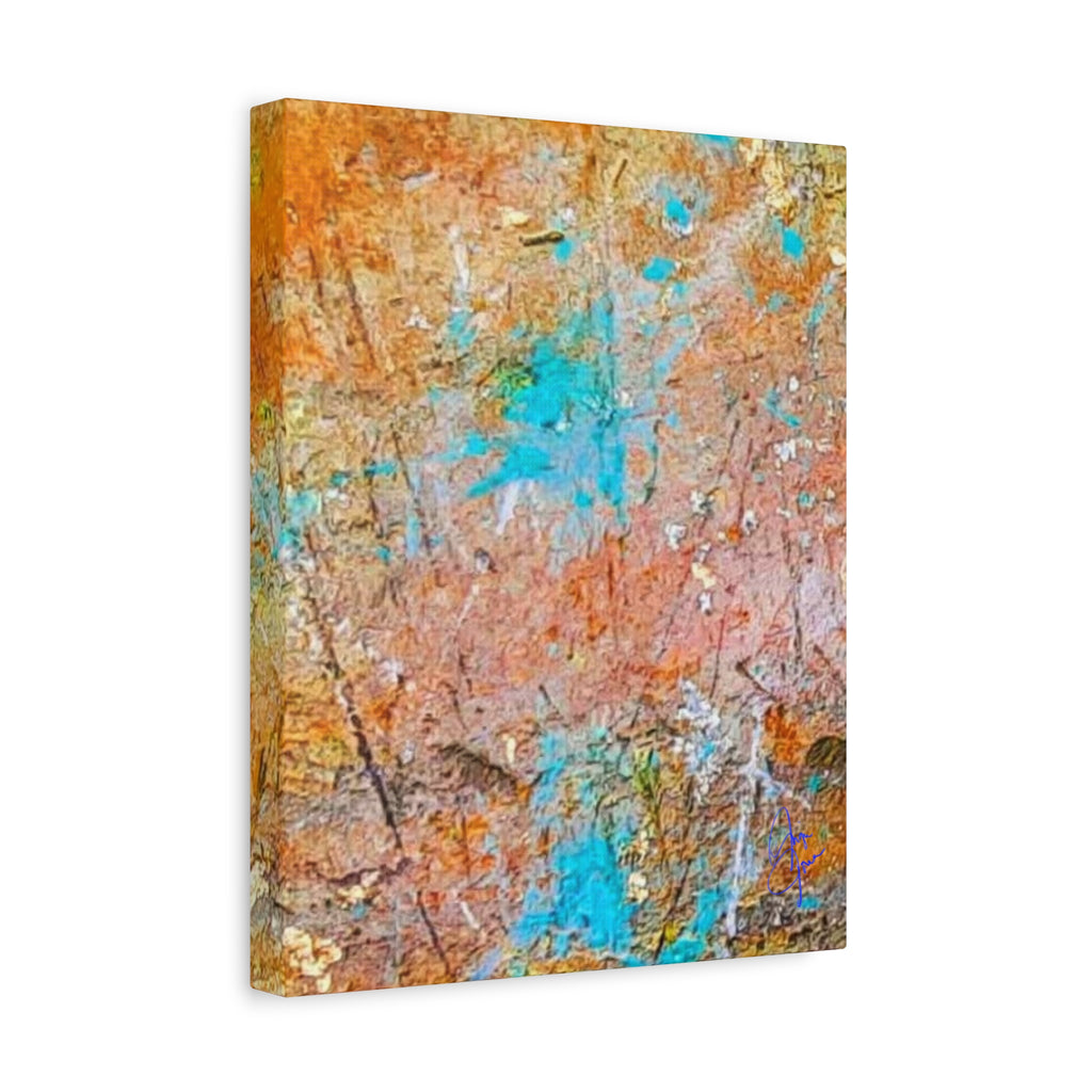 Matte Canvas Wall Art — 'Walk in the Woods' Abstract by Angie Jones (Stretched 1.25")