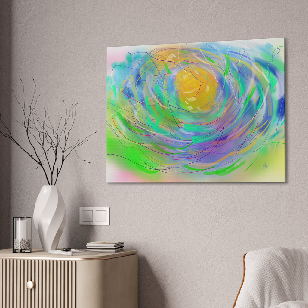 Abstract Floral Canvas