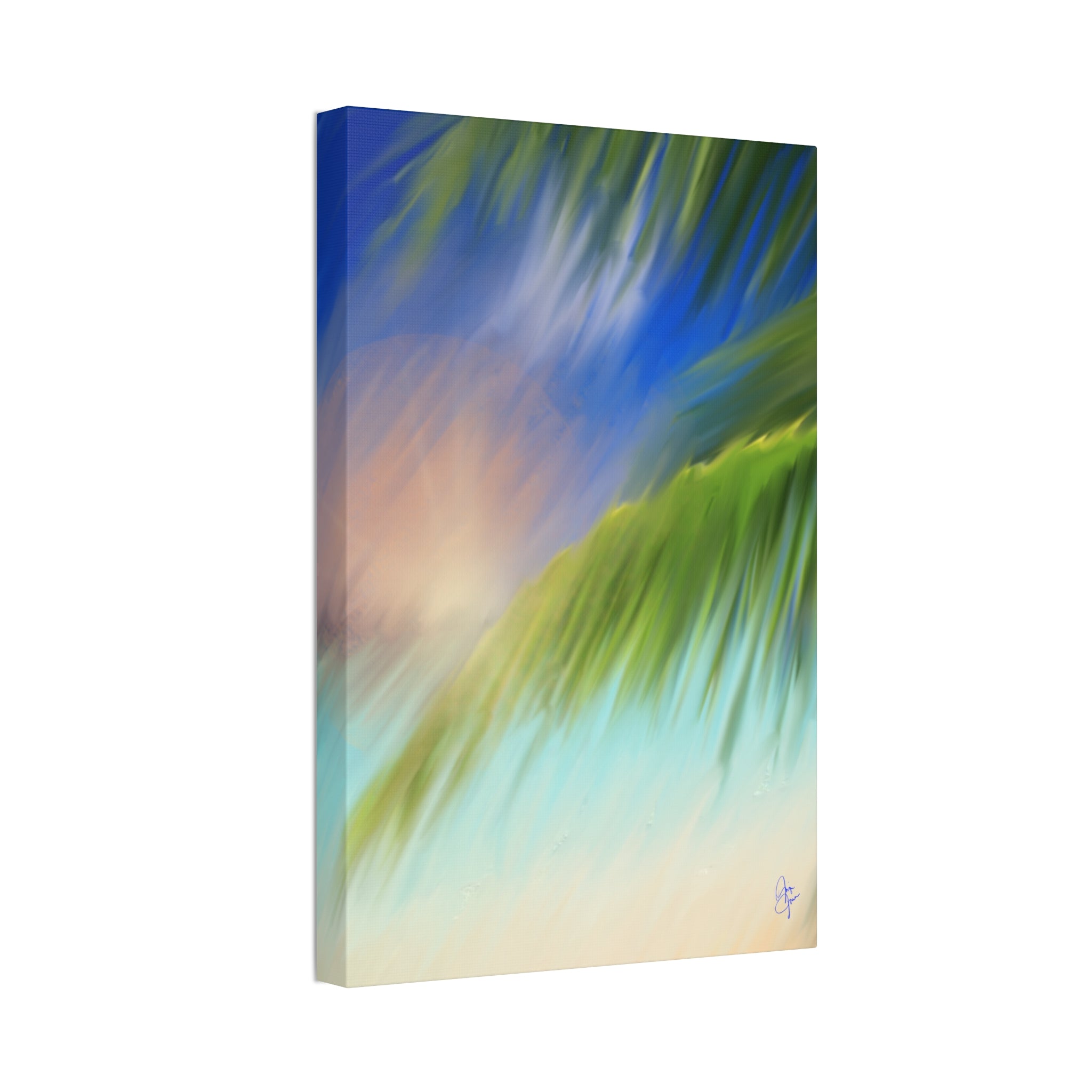 Abstract Seascape Canvas