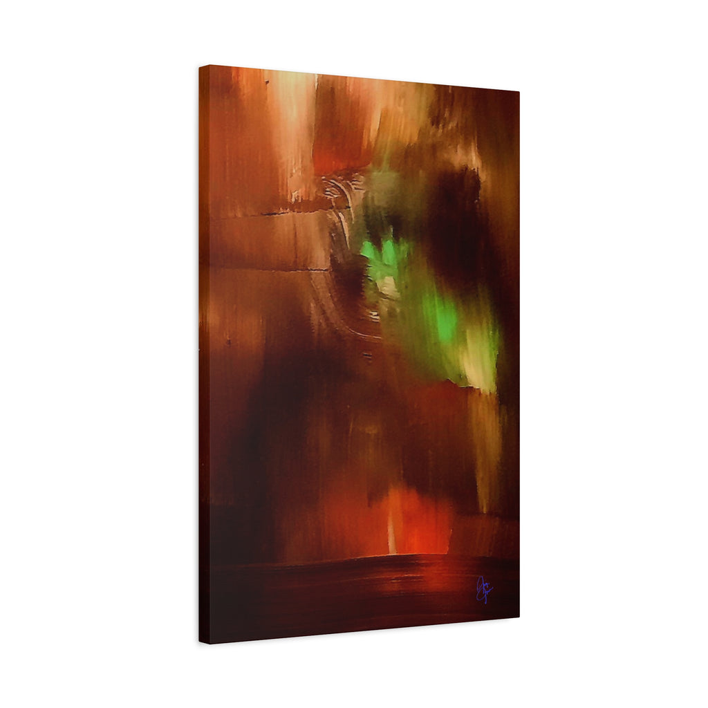 Sunset Sail Matte Canvas Wall Art — Abstract Sailing Into the Sunset (Stretched)
